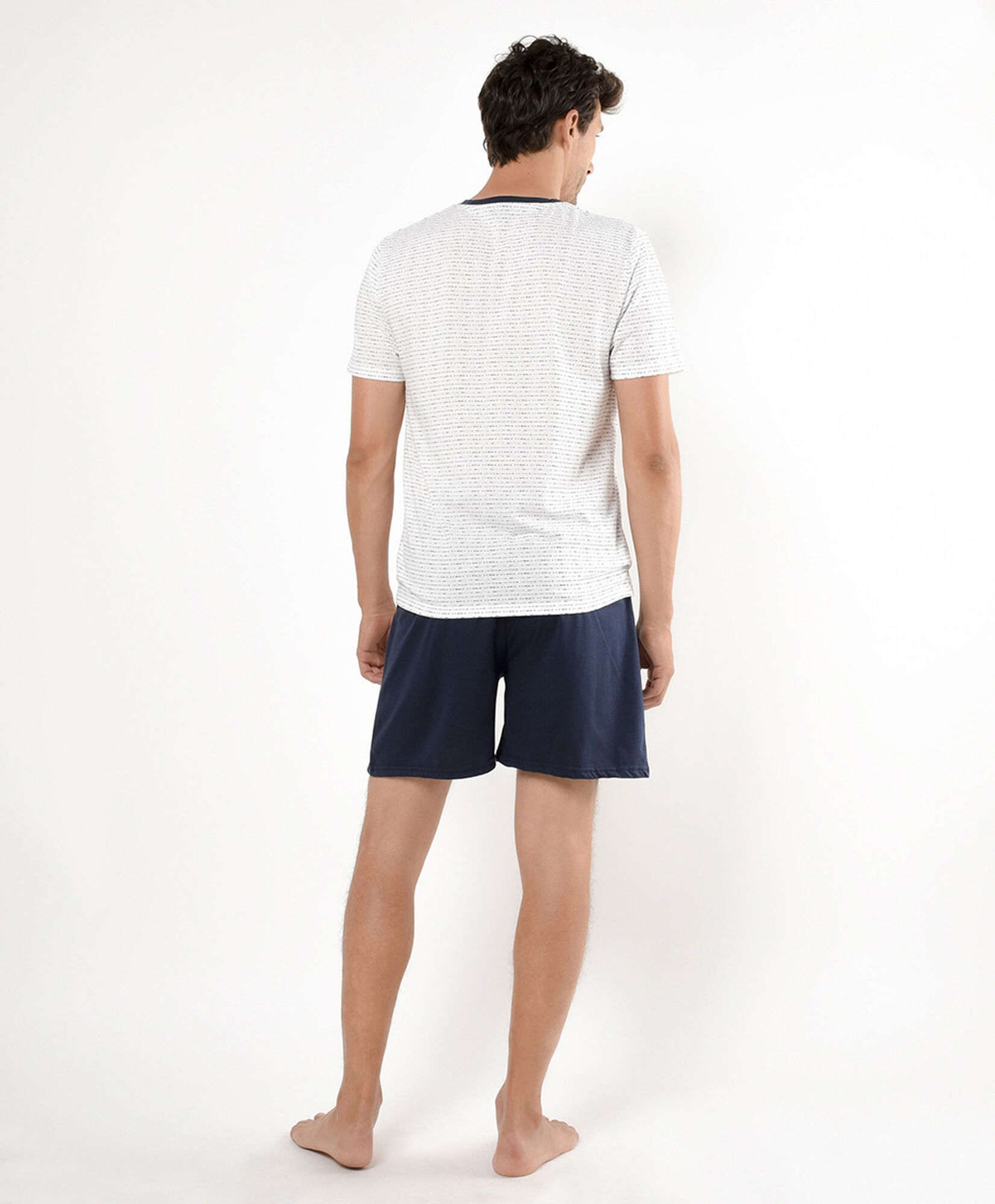 Pijama hombre mini líneas Pijama hombre mini líneas