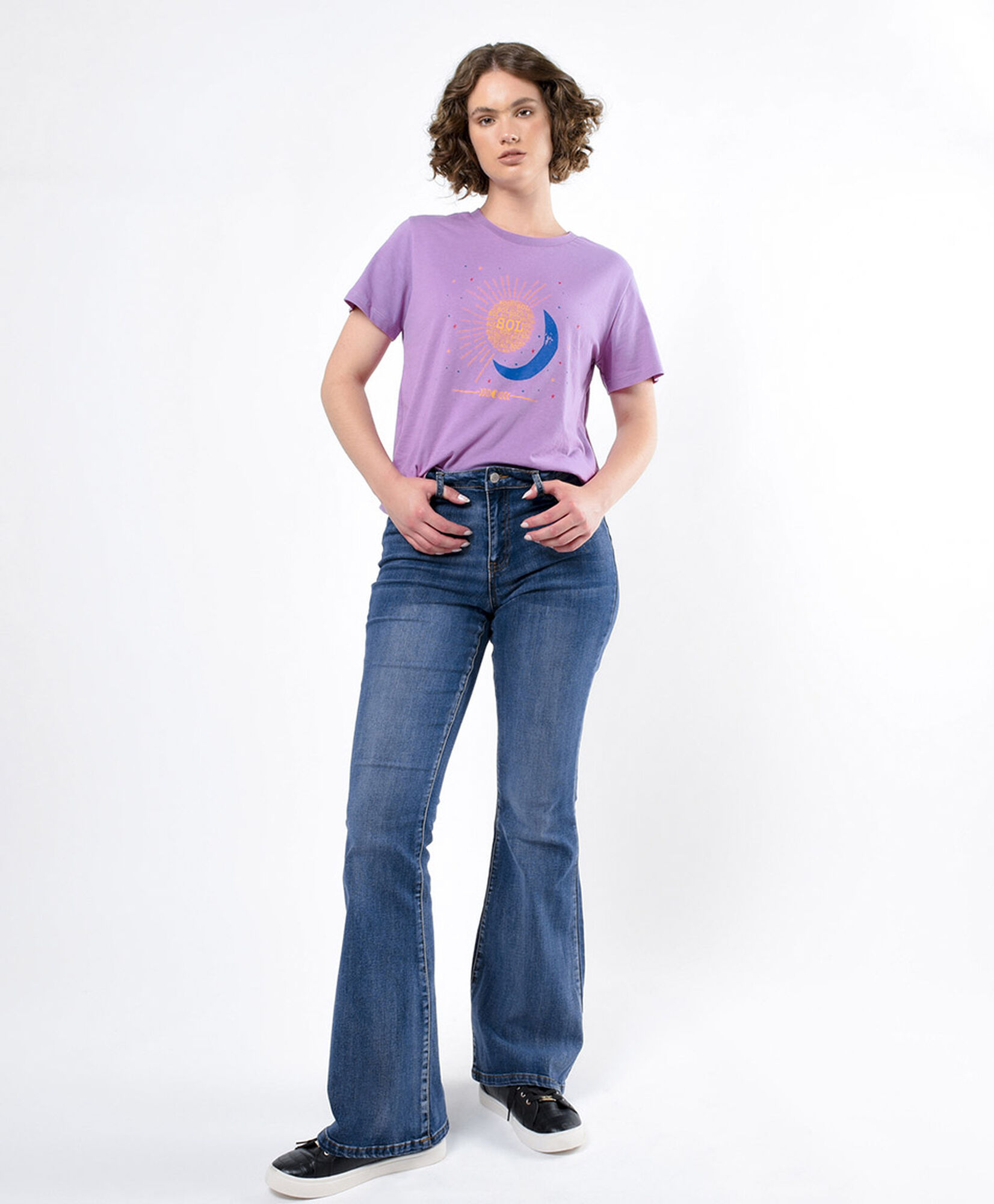 Jeans mujer desgastes flare Jeans mujer desgastes flare