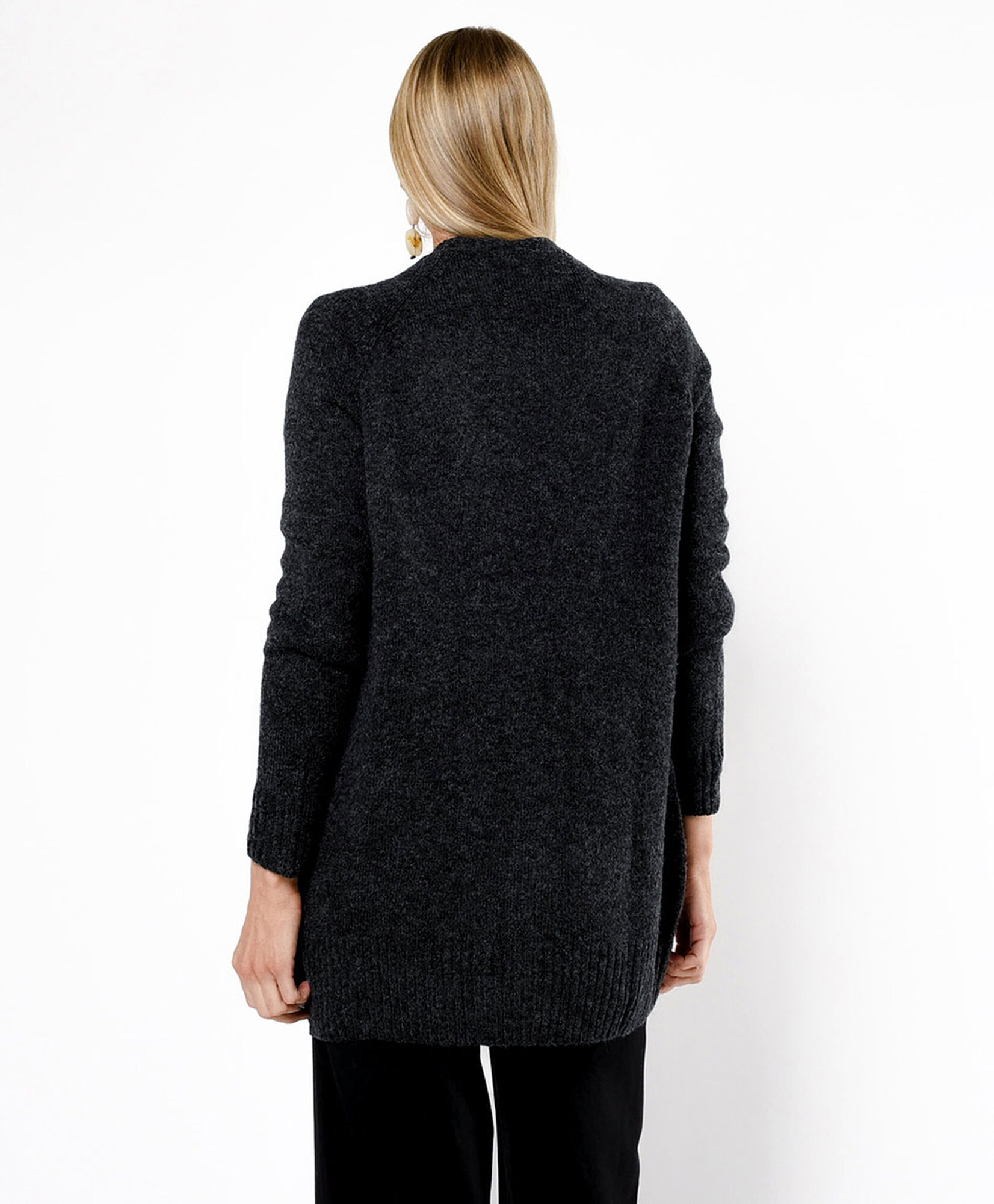 Cardigan mujer largo melange Cardigan mujer largo melange