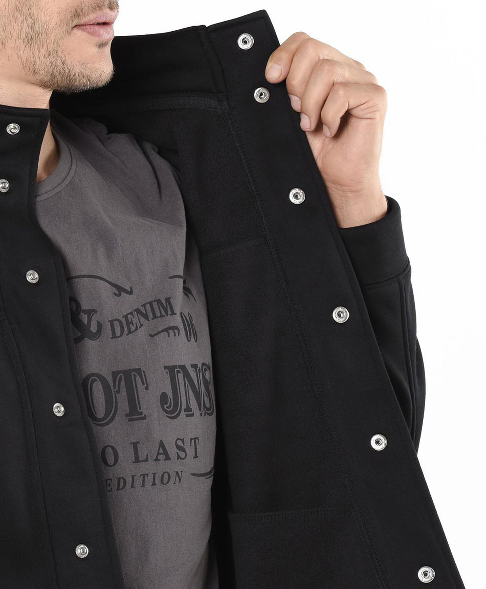 Chaqueta hombre botones polar interior Chaqueta hombre botones polar interior