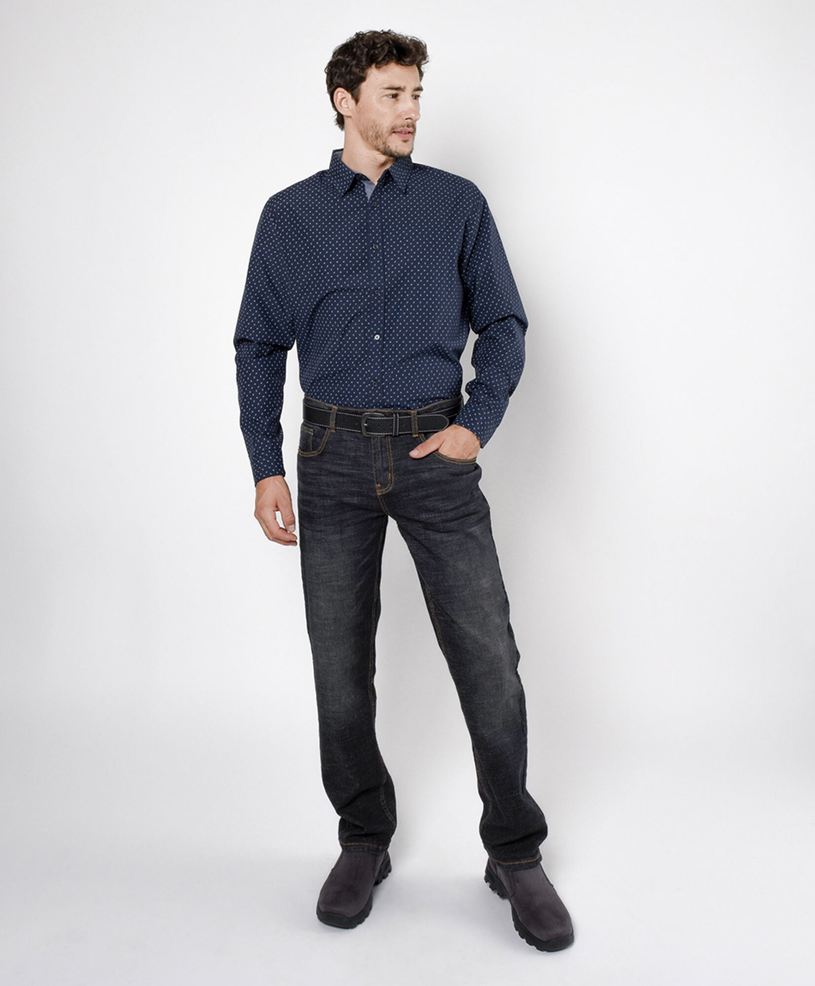 Camisa hombre mini print Camisa hombre mini print