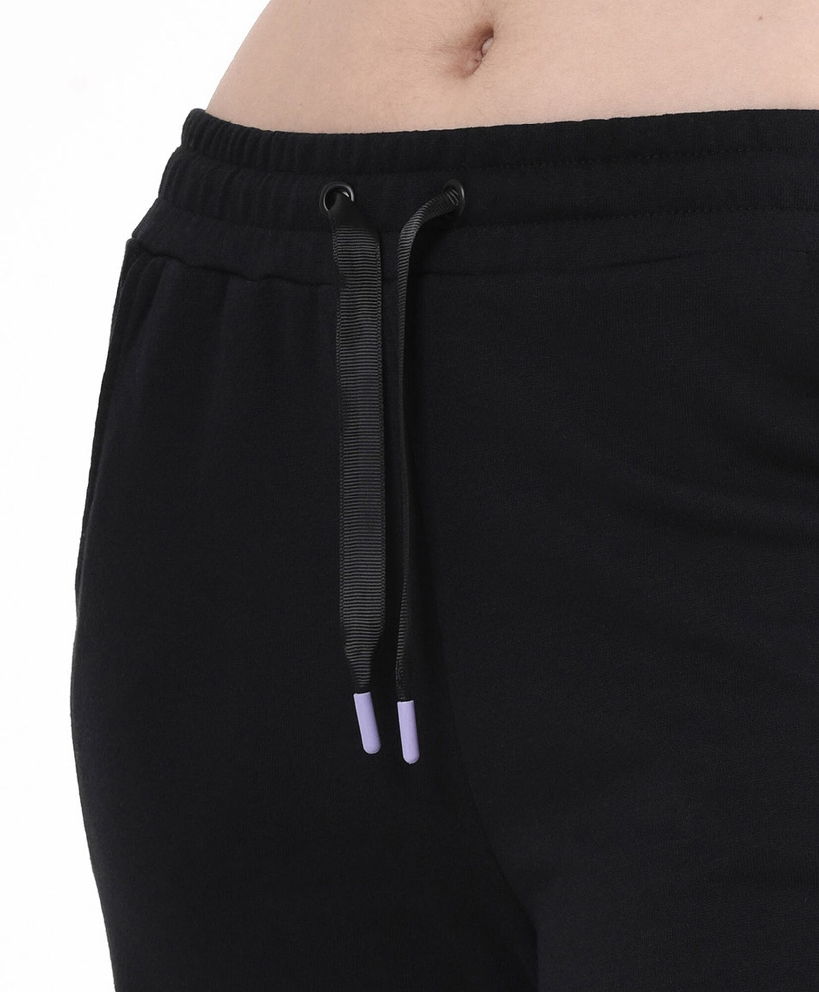 Pantalón deportivo mujer botones laterales recto Pantalón deportivo mujer botones laterales recto