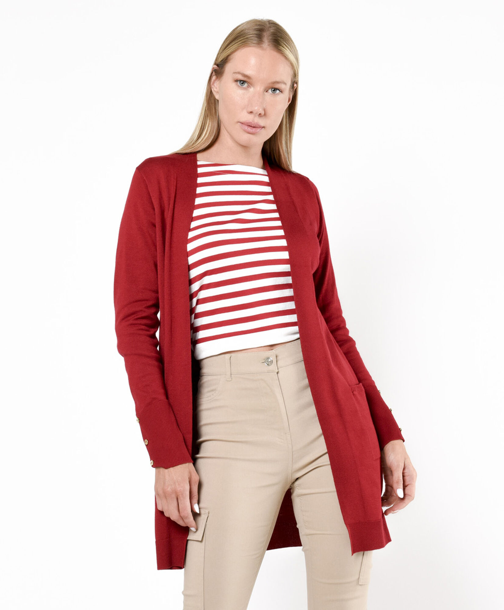 Cardigan mujer bolsillos Cardigan mujer bolsillos