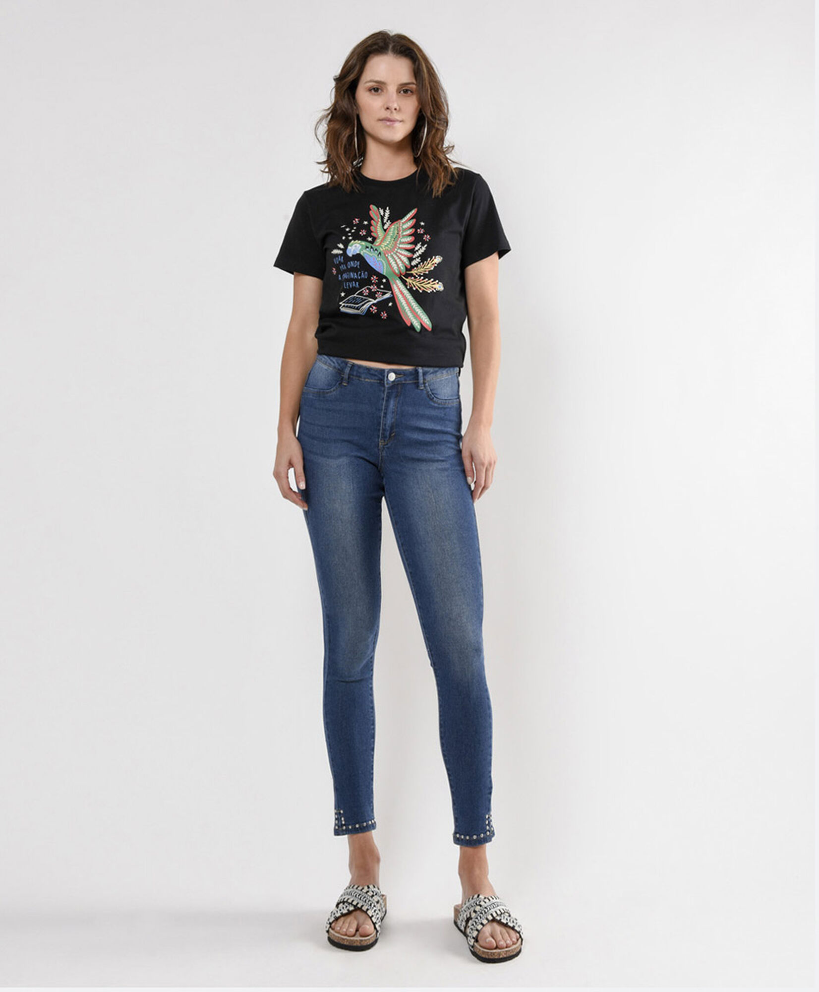 Jeans mujer tachas skinny fit Jeans mujer tachas skinny fit