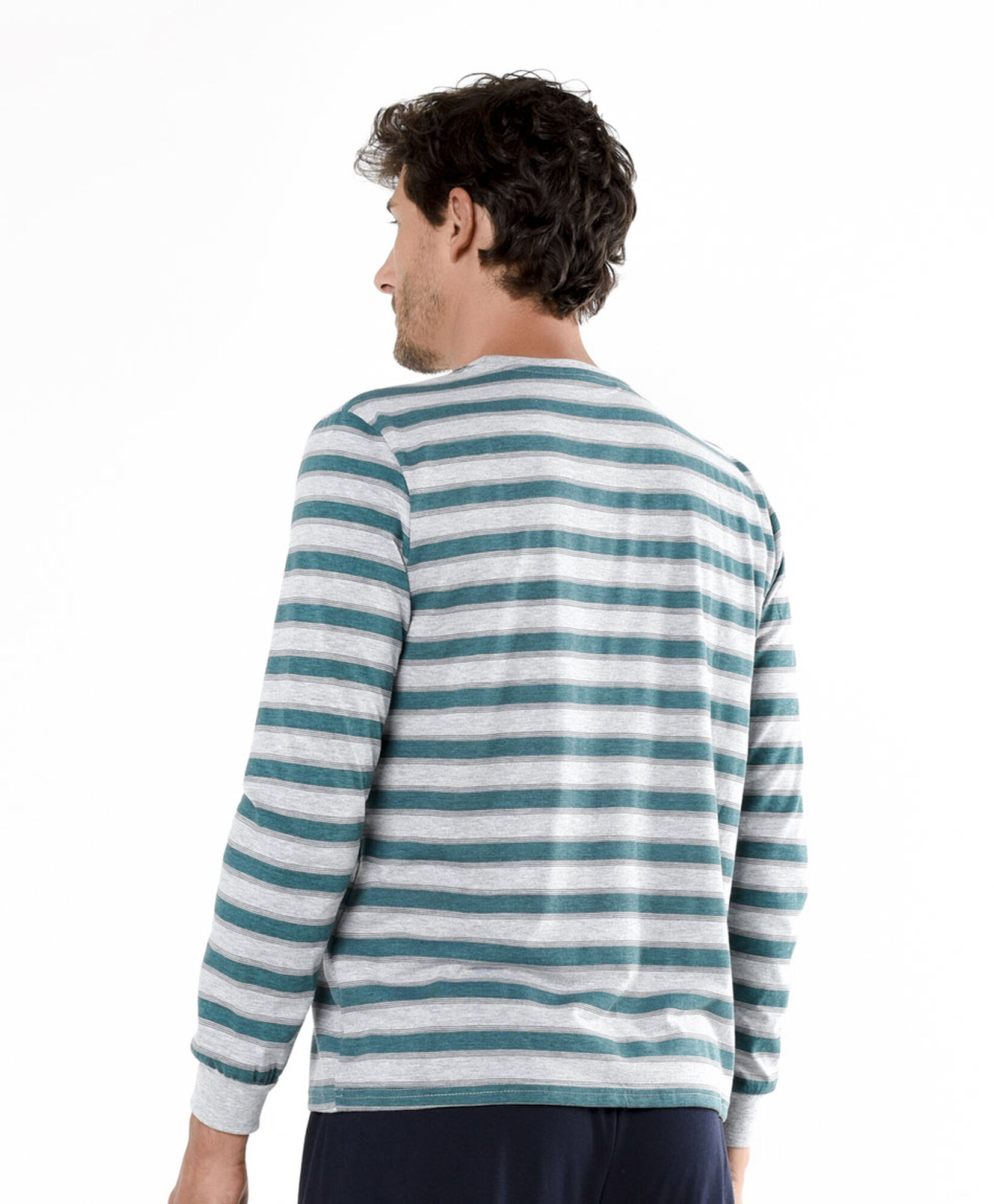Pijama hombre líneas bicolor Pijama hombre líneas bicolor