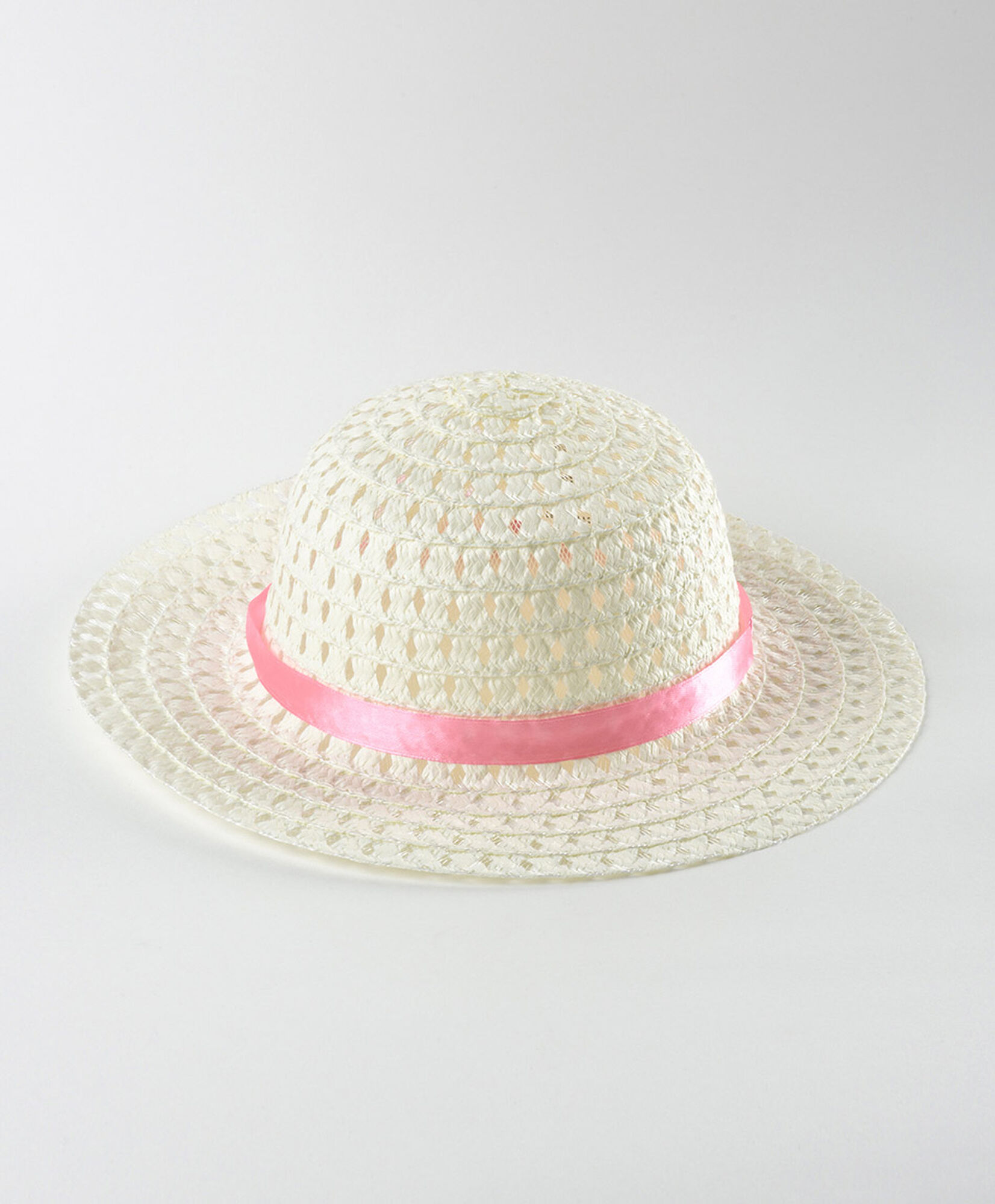 Sombrero niña cinta con flor Sombrero niña cinta con flor