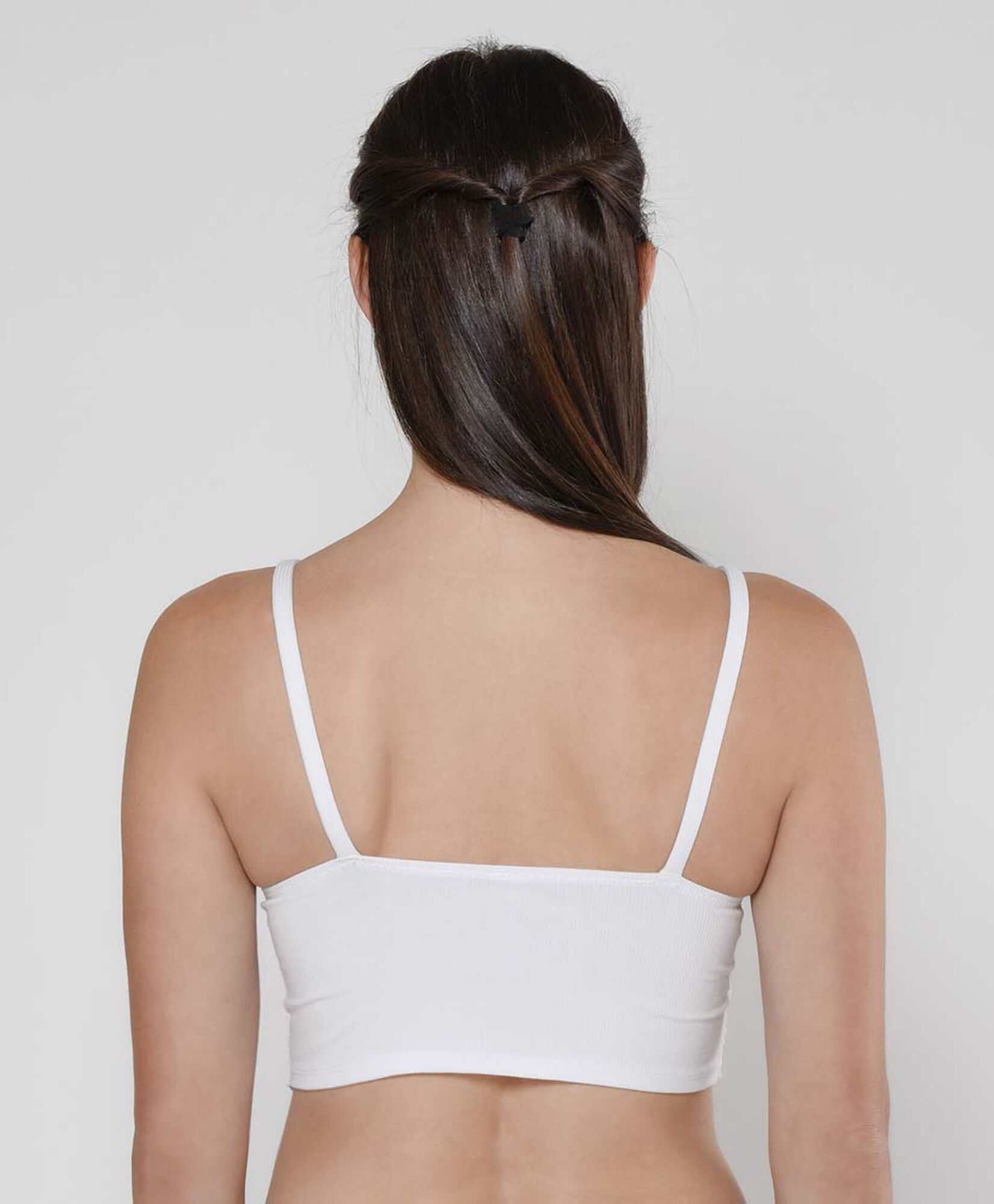 Bralette mujer espalda acanalada escote triángulo Bralette mujer espalda acanalada escote triángulo