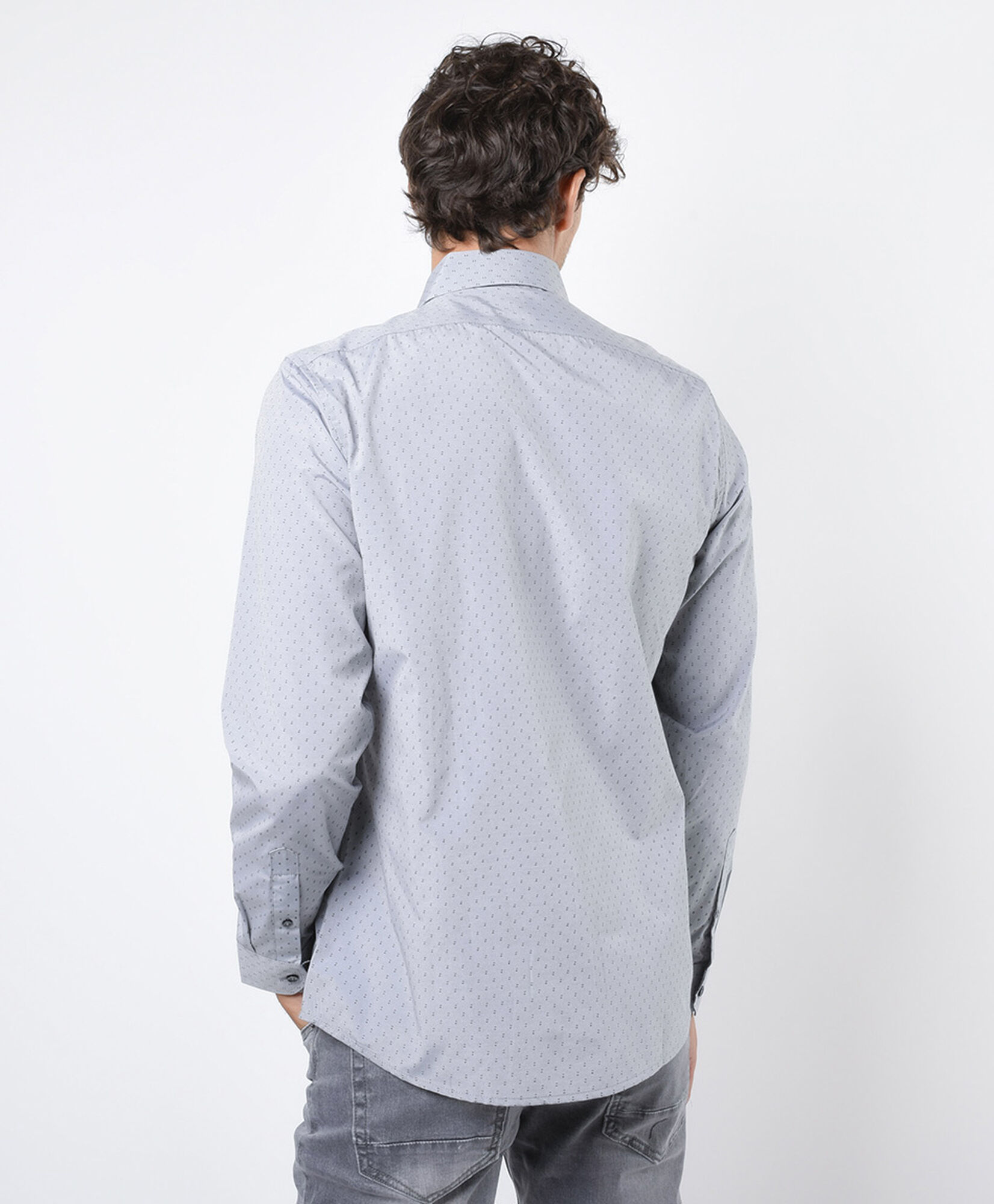 Camisa hombre mini puntos Camisa hombre mini puntos