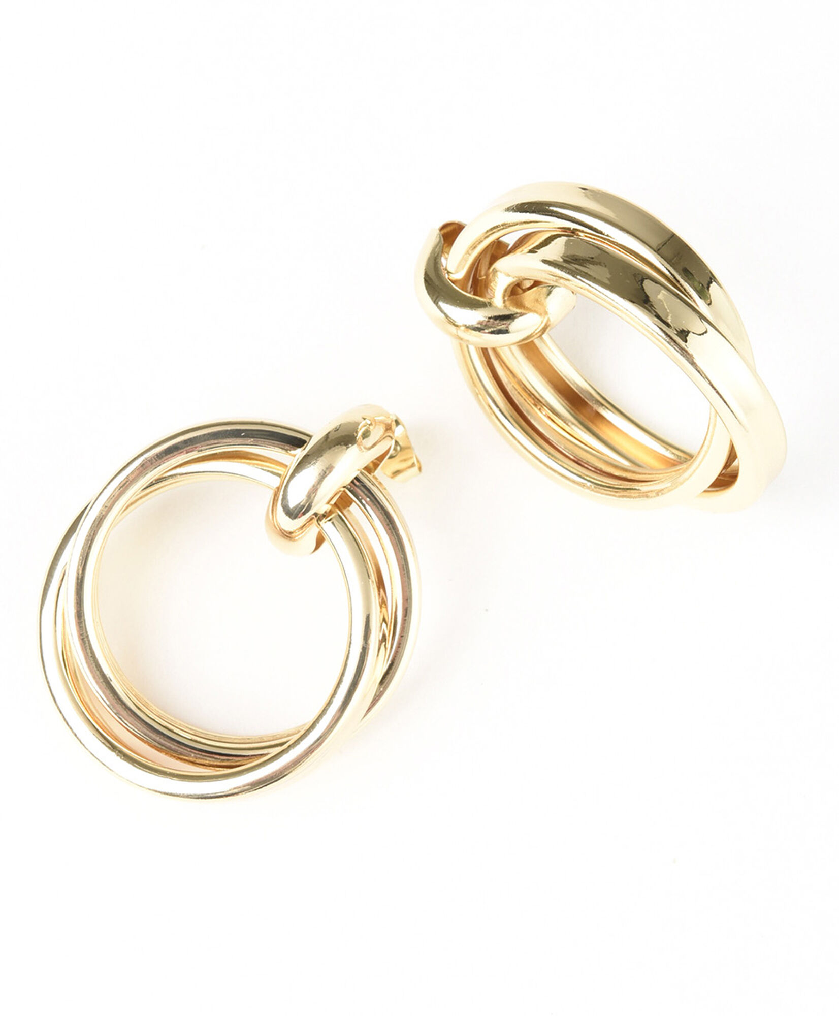 Aros mujer círculos dorados Aros mujer círculos dorados