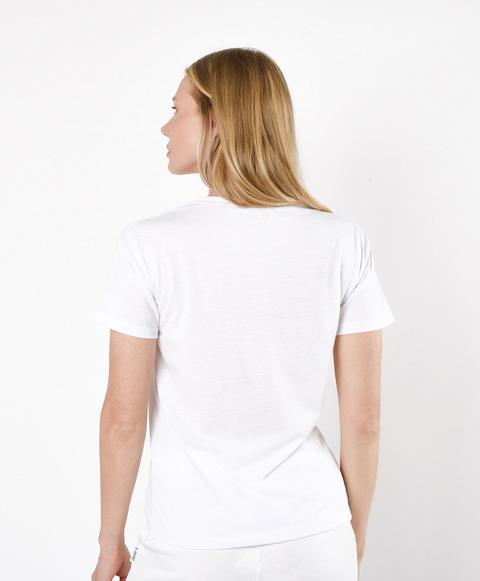 Polera deportiva mujer frase bicolor Polera deportiva mujer frase bicolor