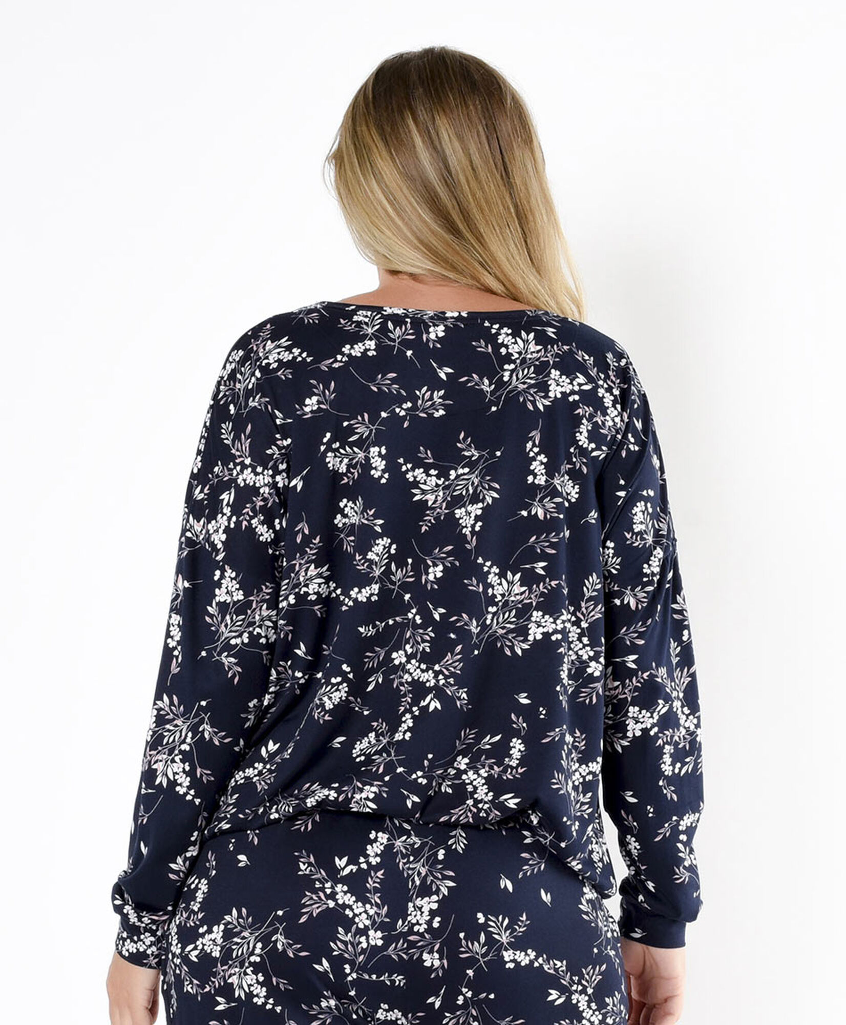 Pijama mujer floreado navy Pijama mujer floreado navy