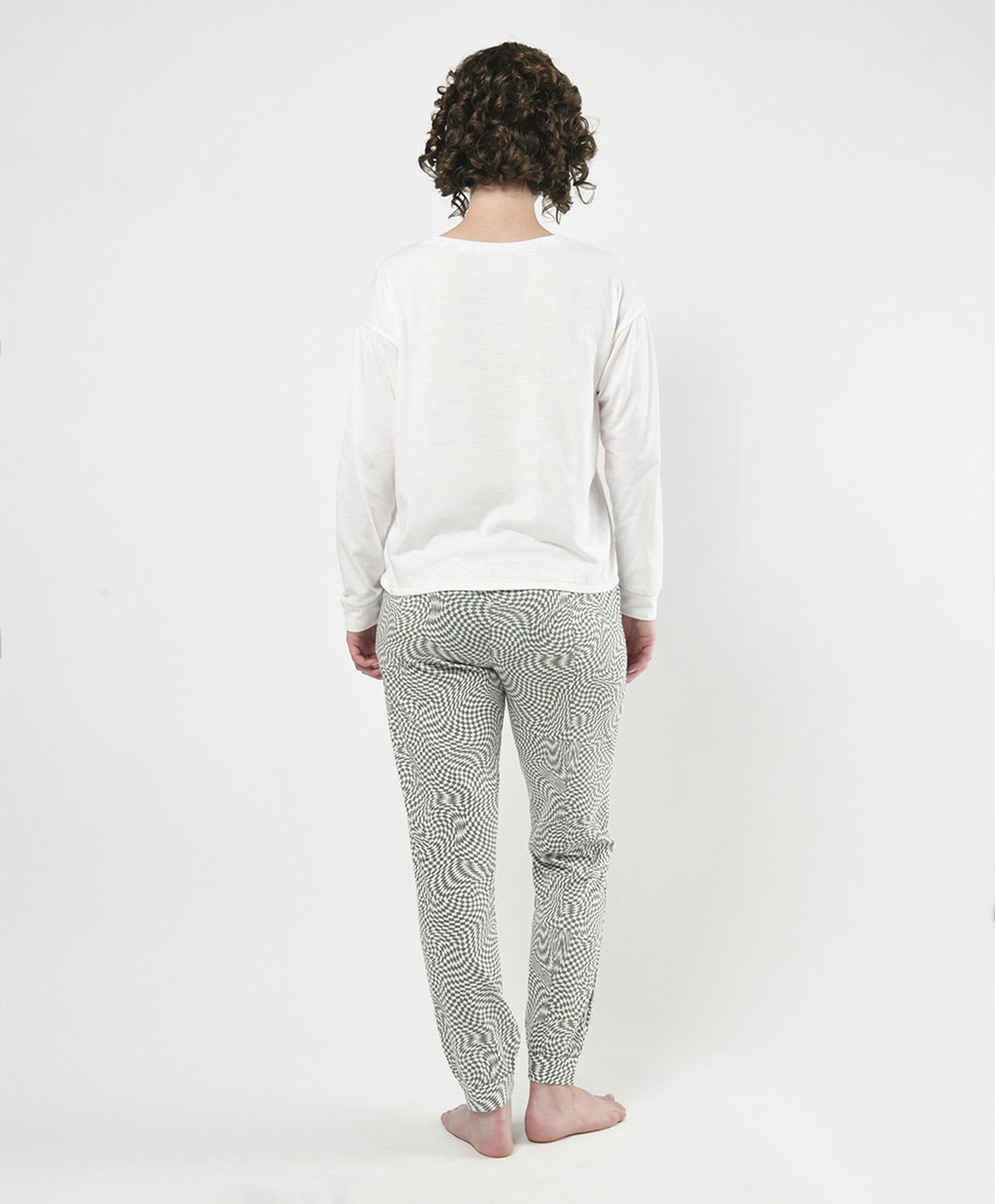 Pijama mujer gato en nube Pijama mujer gato en nube
