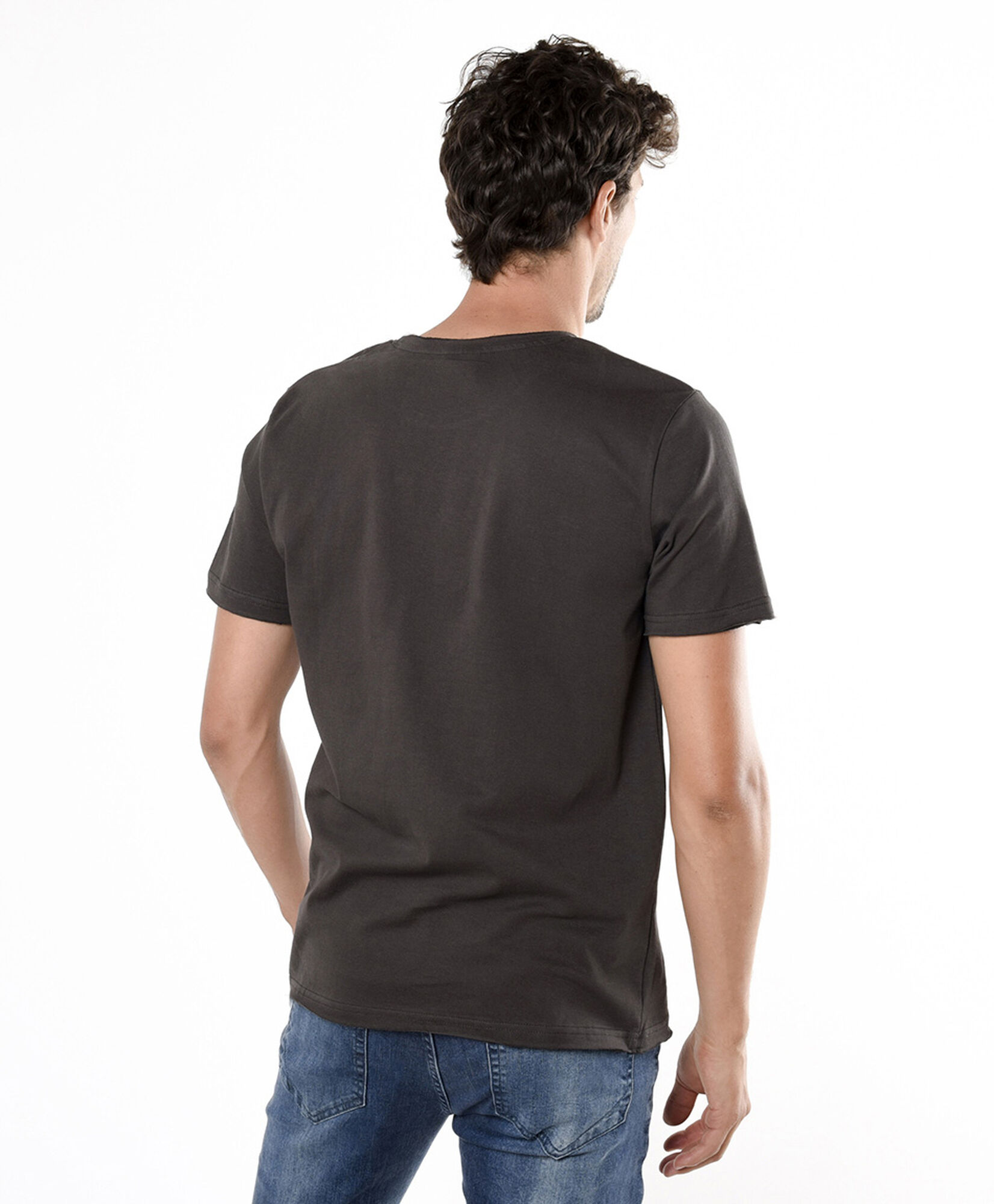 Polera hombre estampado calavera Polera hombre estampado calavera