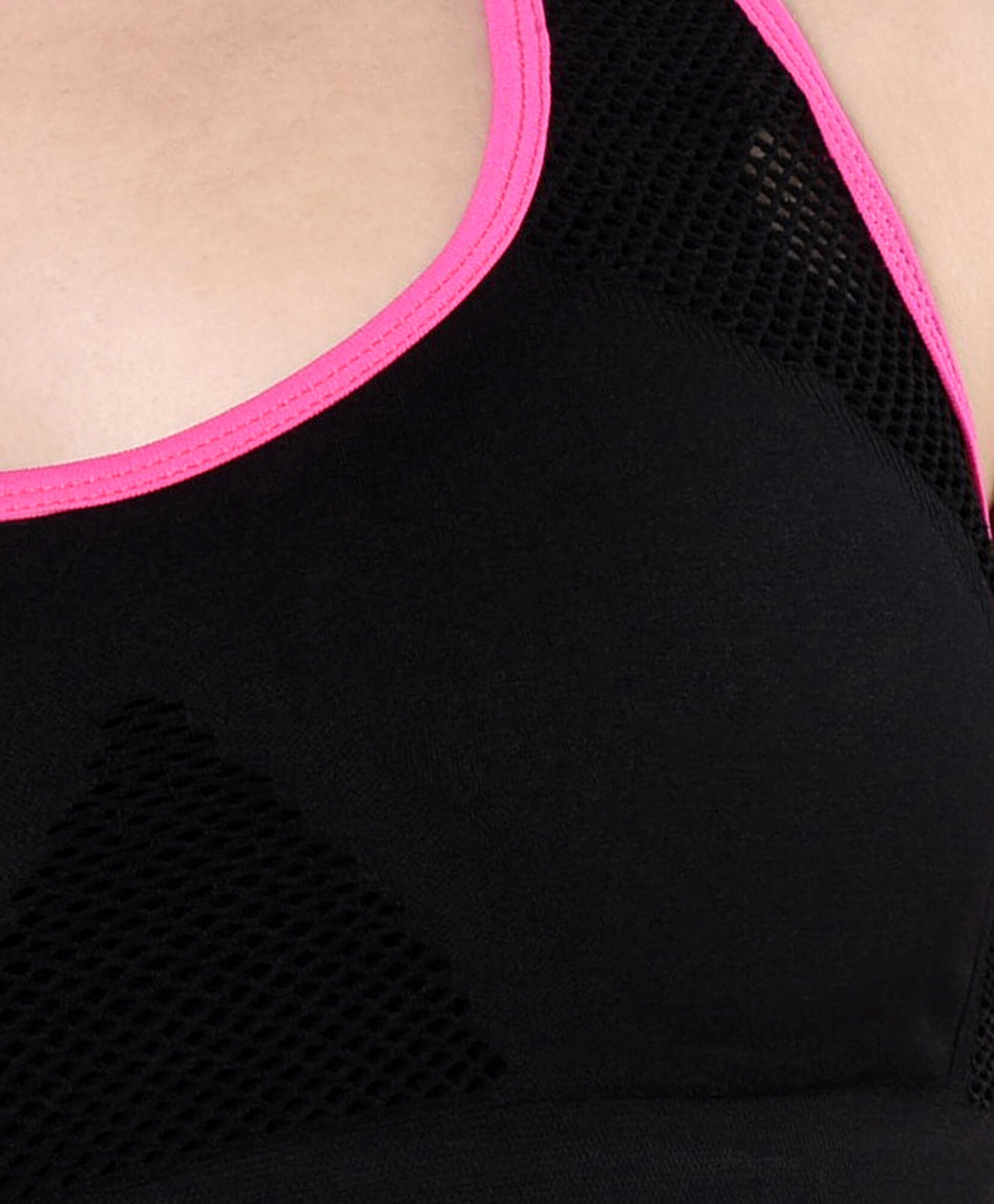 Peto deportivo mujer malla escote redondo Peto deportivo mujer malla escote redondo