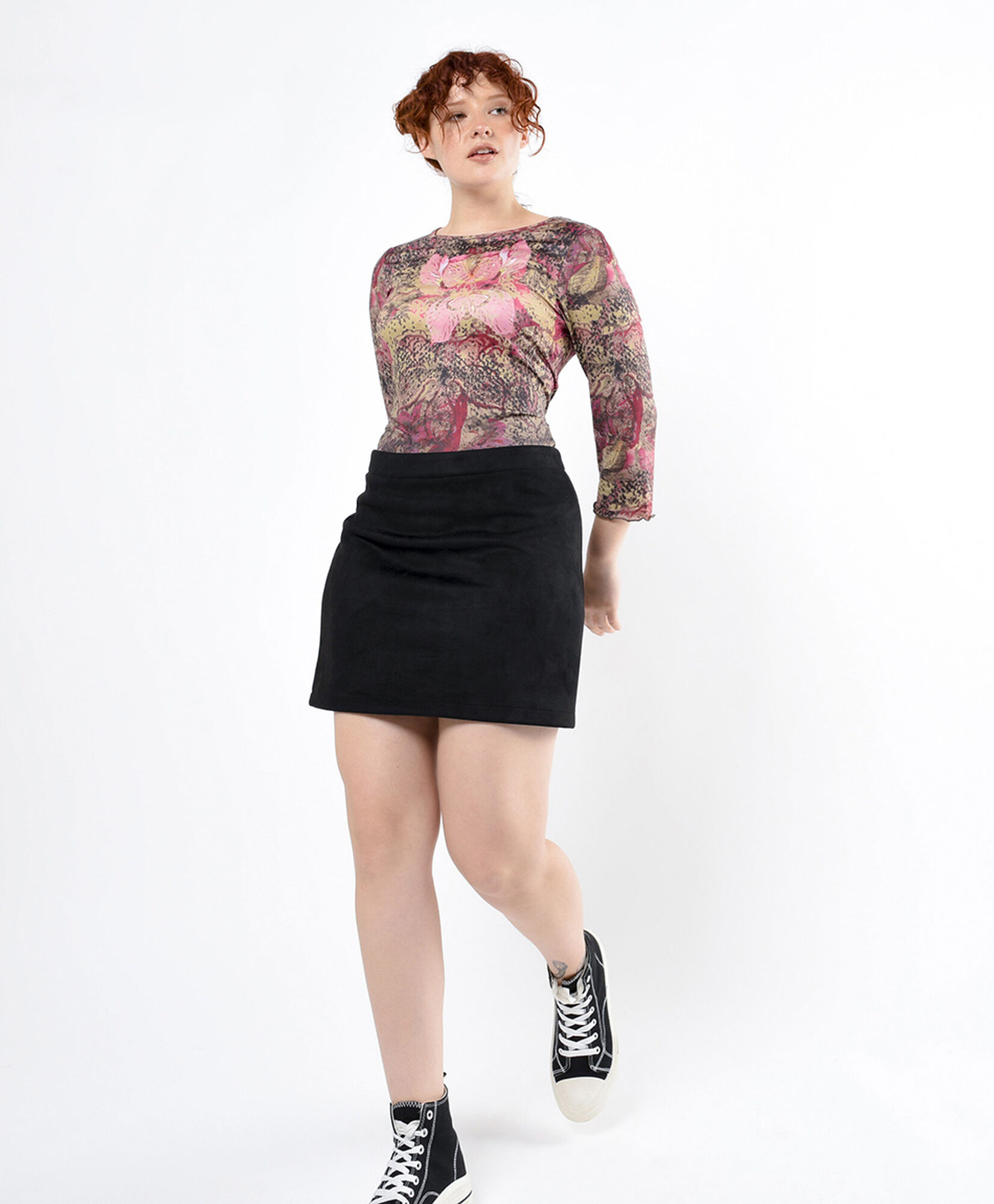 Mini falda mujer gamuza Mini falda mujer gamuza