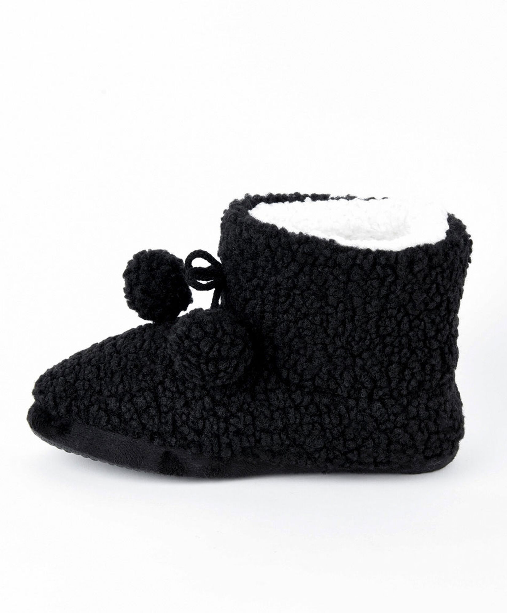 Pantufla mujer pompones Pantufla mujer pompones