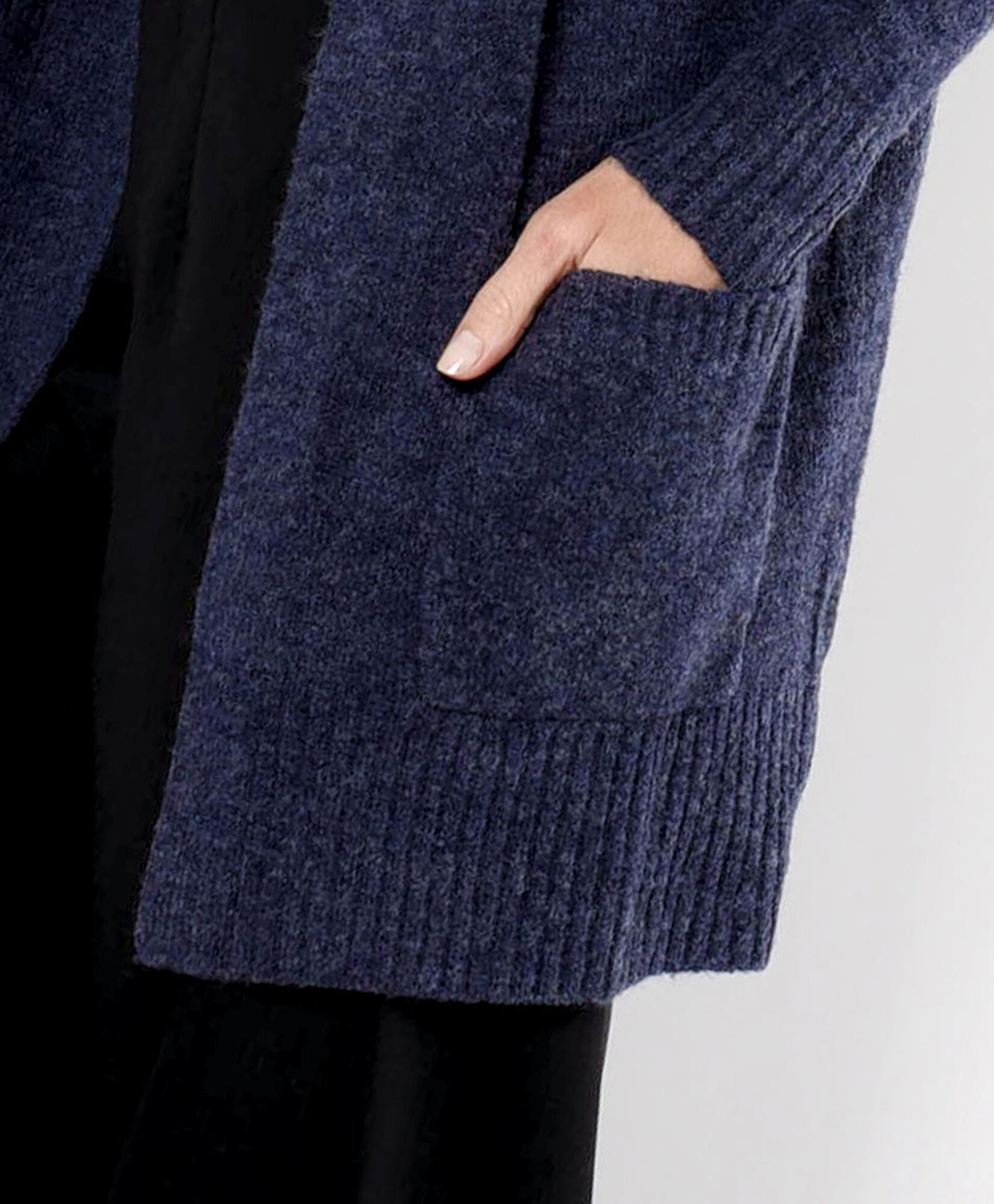 Cardigan mujer largo melange Cardigan mujer largo melange