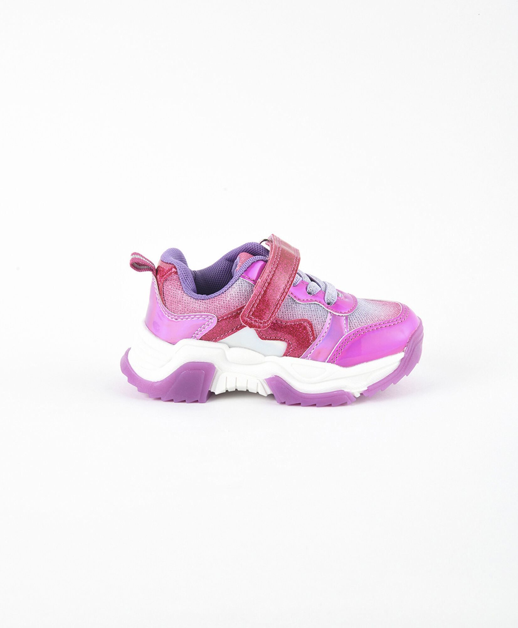 Zapatilla infantil holográfica luces Zapatilla infantil holográfica luces