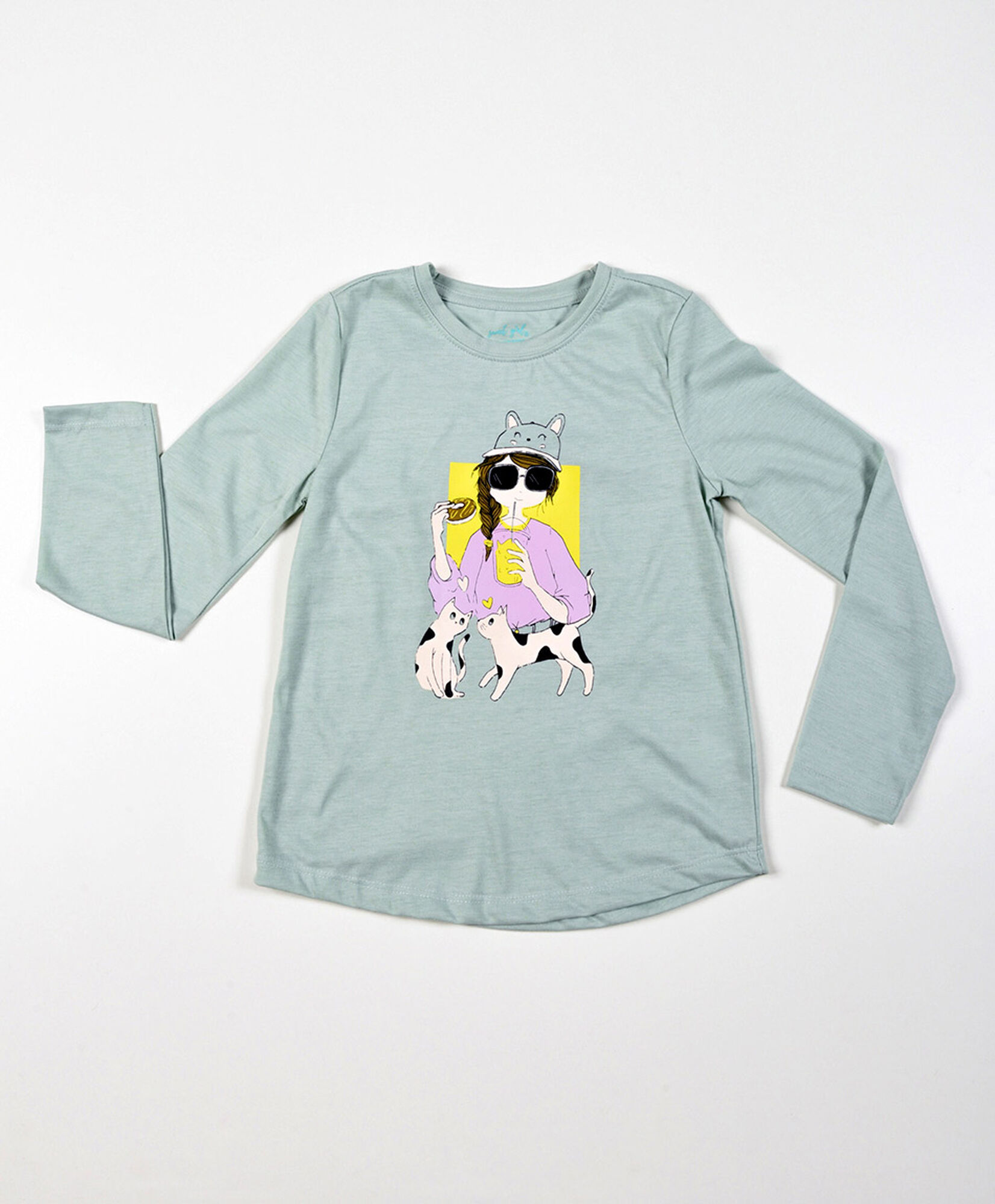 Polera niña gatitos Polera niña gatitos