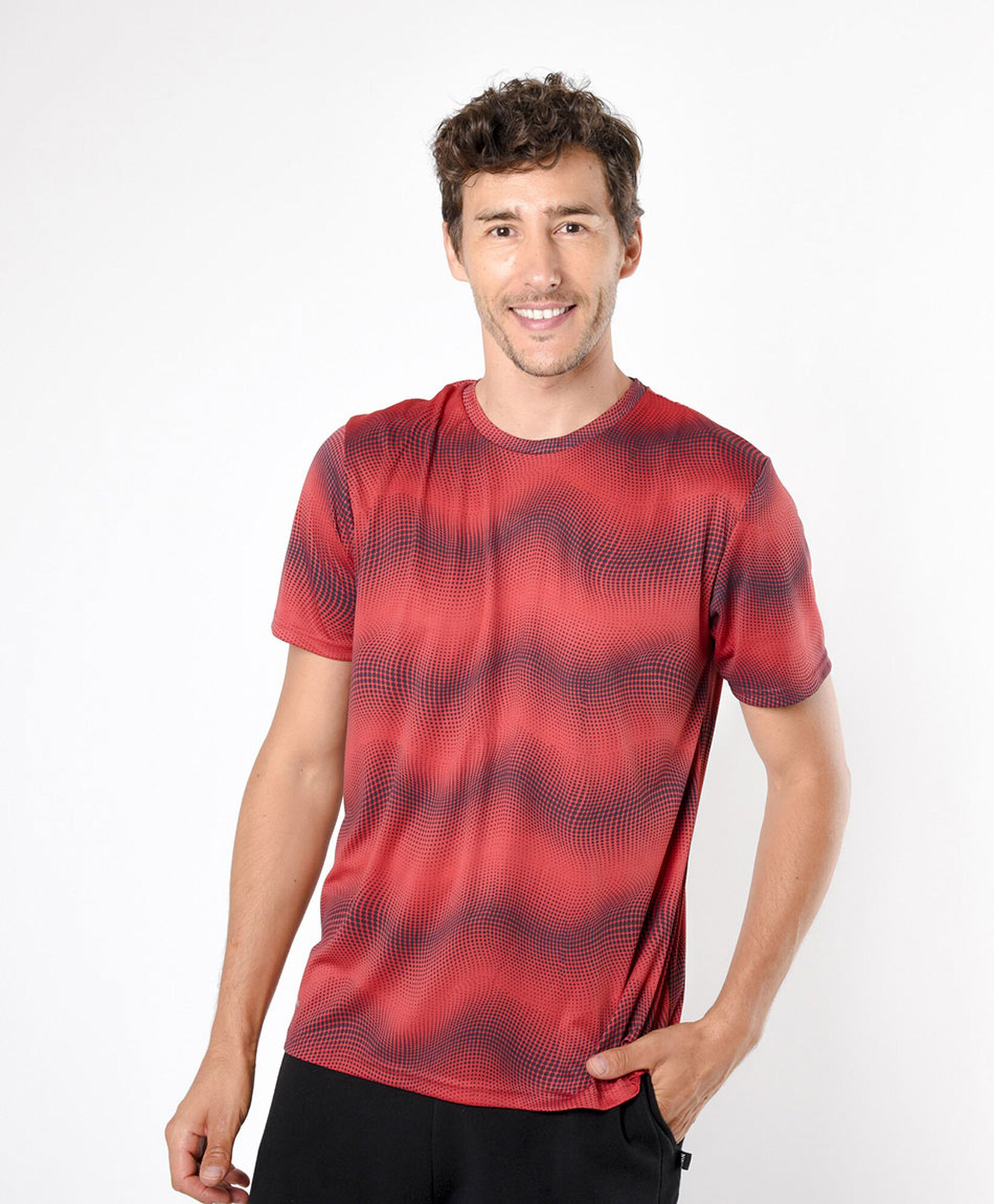 Polera deportiva hombre ondas Polera deportiva hombre ondas
