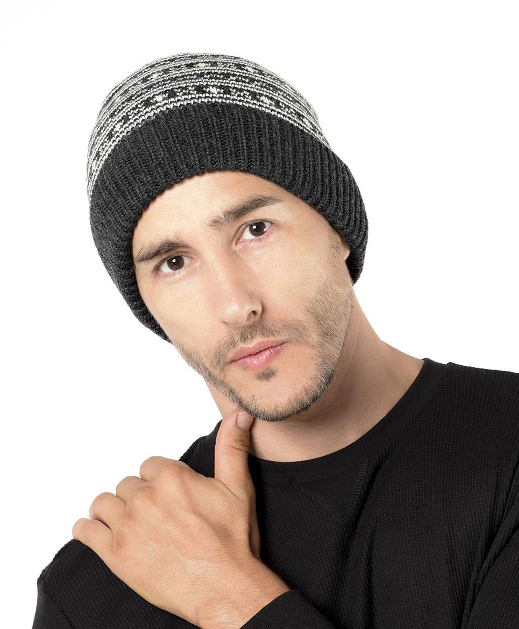 Gorro hombre tejido forrado nordic Gorro hombre tejido forrado nordic
