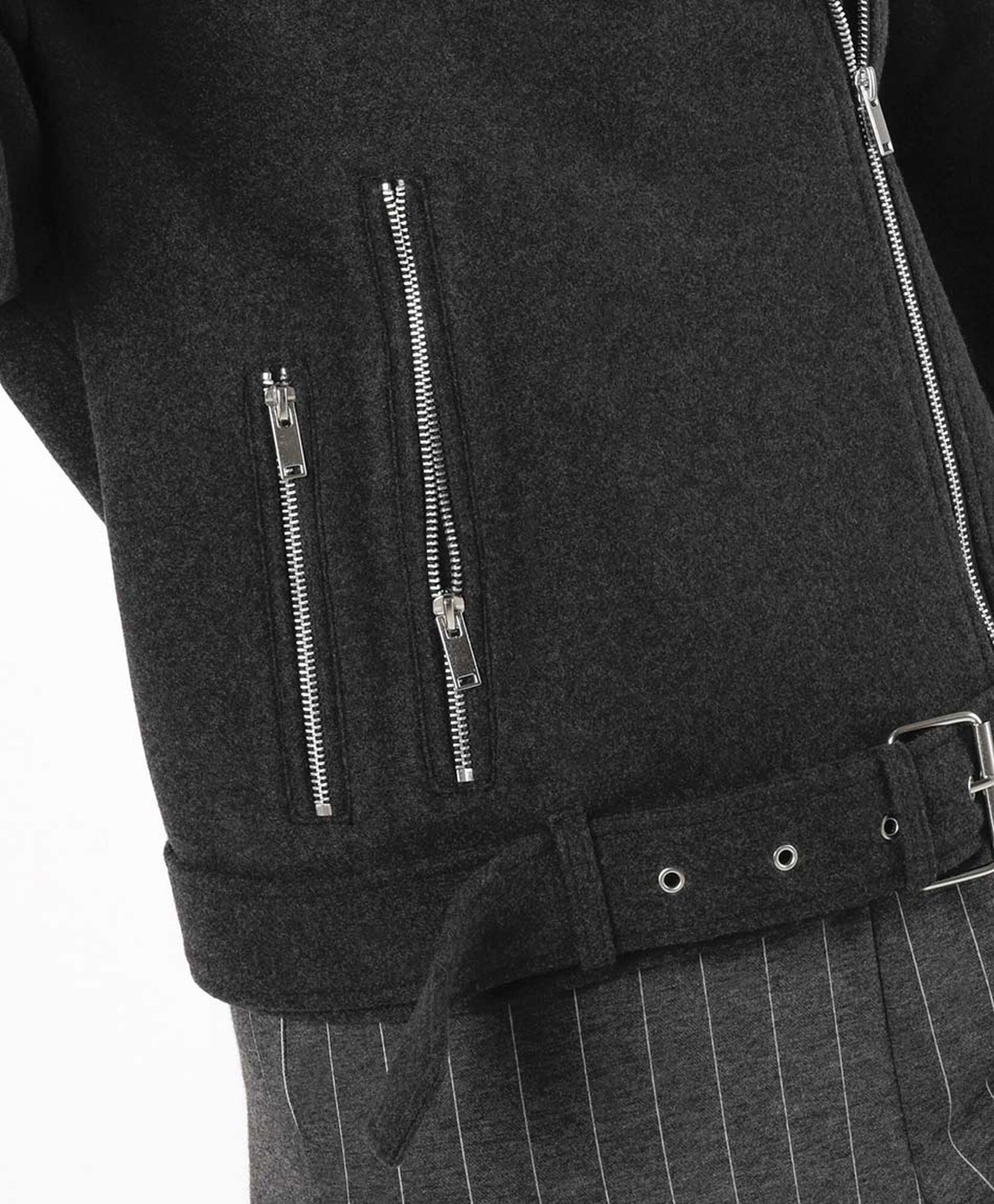 Chaqueta mujer con cinturón crop Chaqueta mujer con cinturón crop