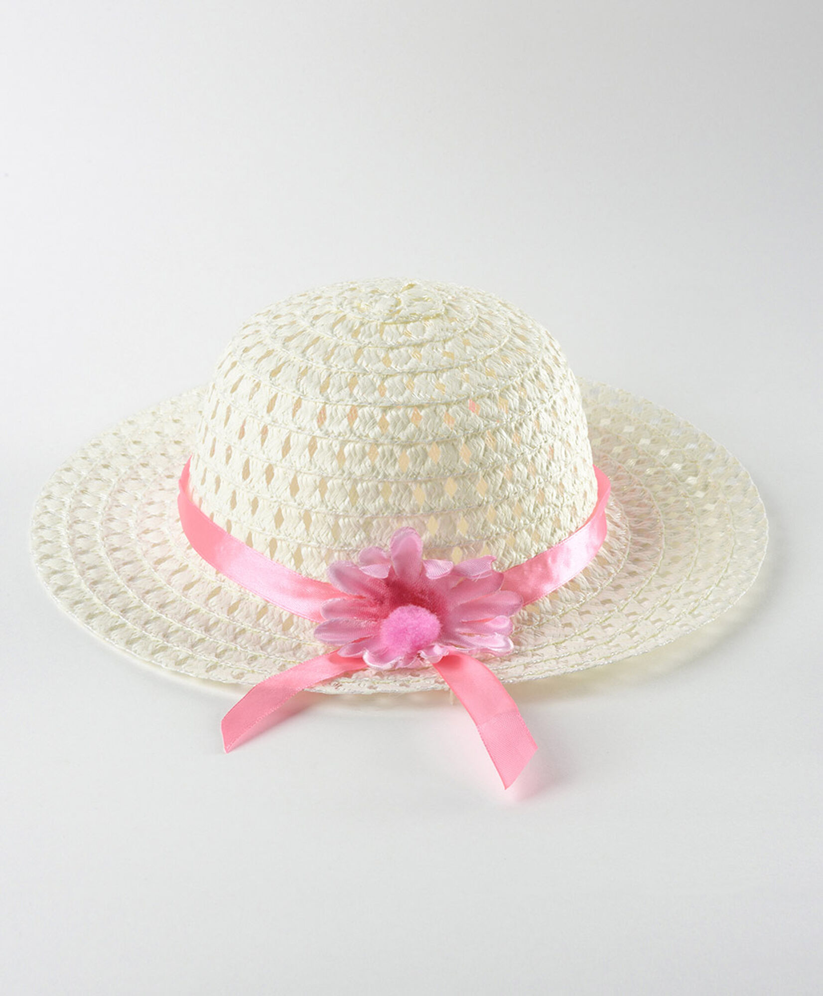 Sombrero niña cinta con flor Sombrero niña cinta con flor