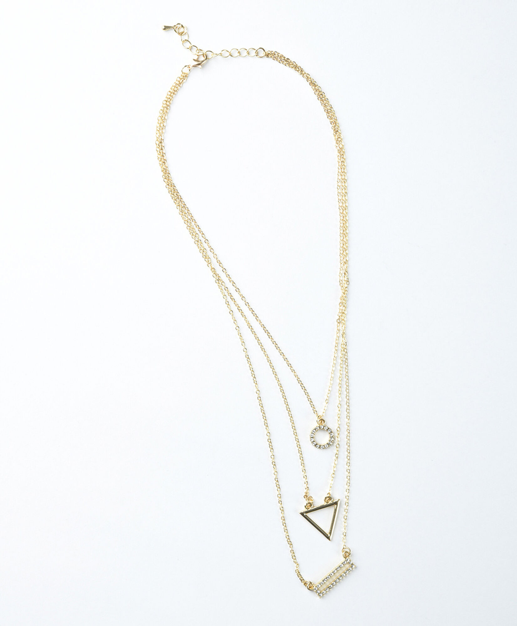 Collar mujer triple brillos Collar mujer triple brillos