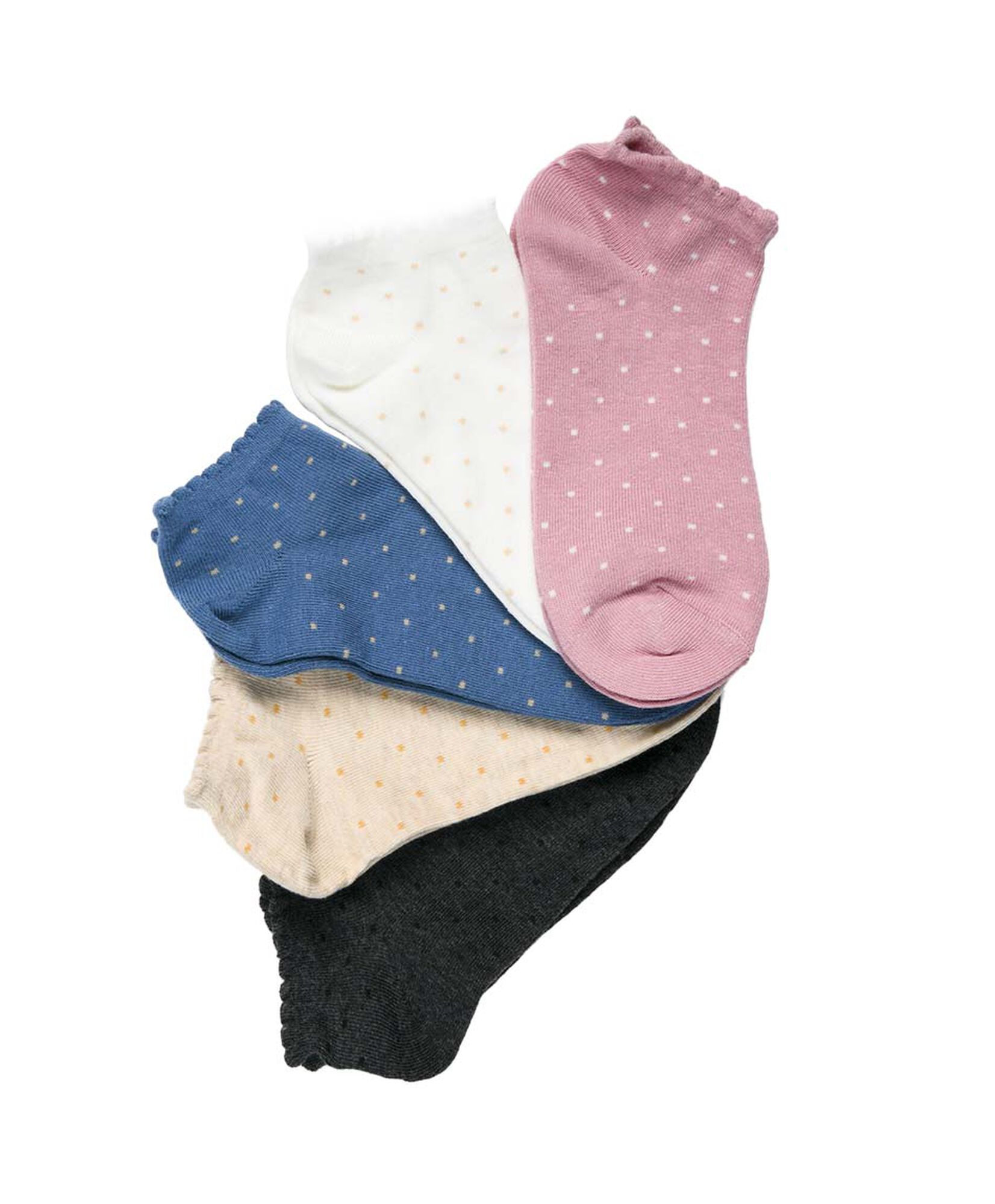 Pack 5 calcetines mujer corto puntos Pack 5 calcetines mujer corto puntos