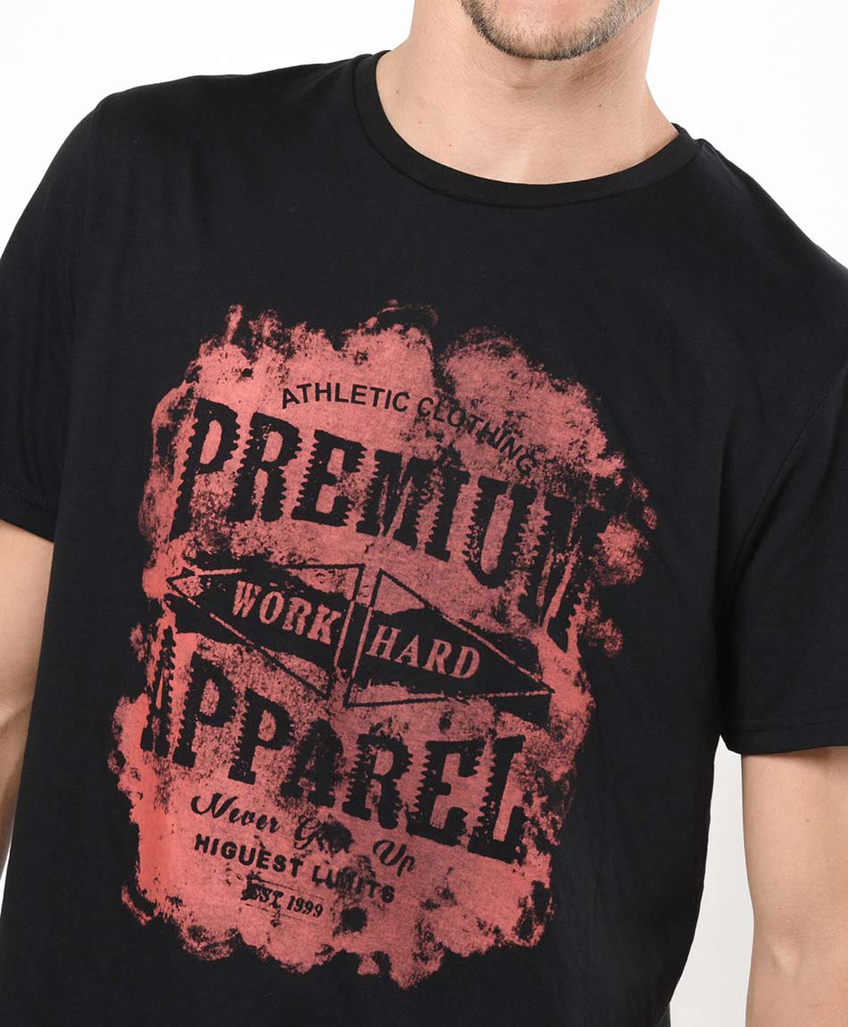 Polera deportiva hombre estampado Polera deportiva hombre estampado