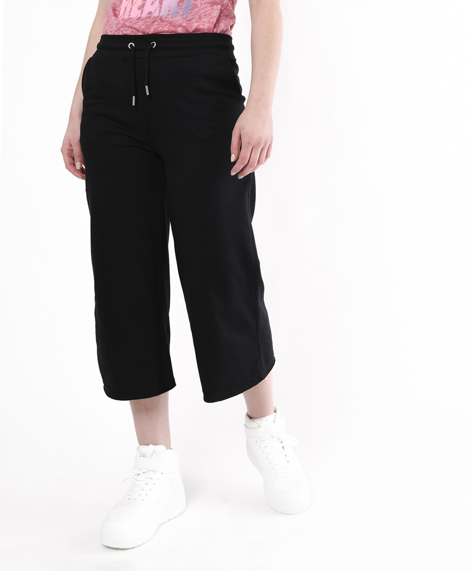 Pantalón deportivo mujer liso wide Pantalón deportivo mujer liso wide