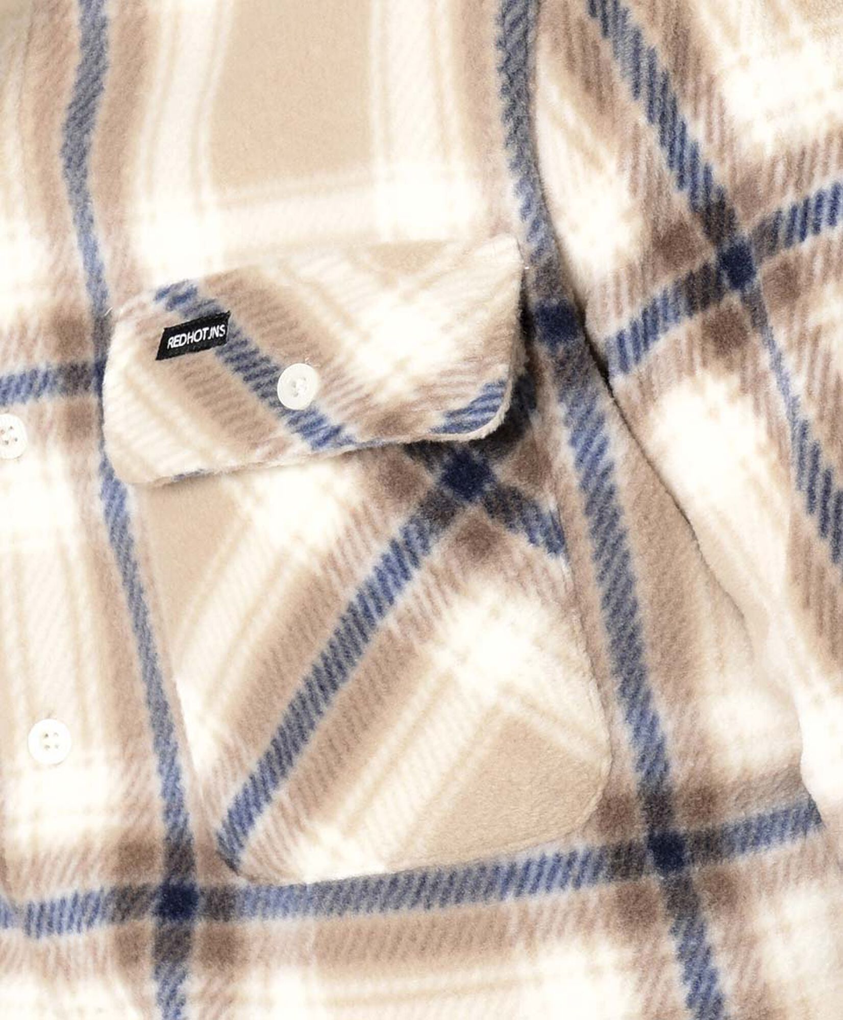 Chaqueta hombre polar leñadora beige Chaqueta hombre polar leñadora beige