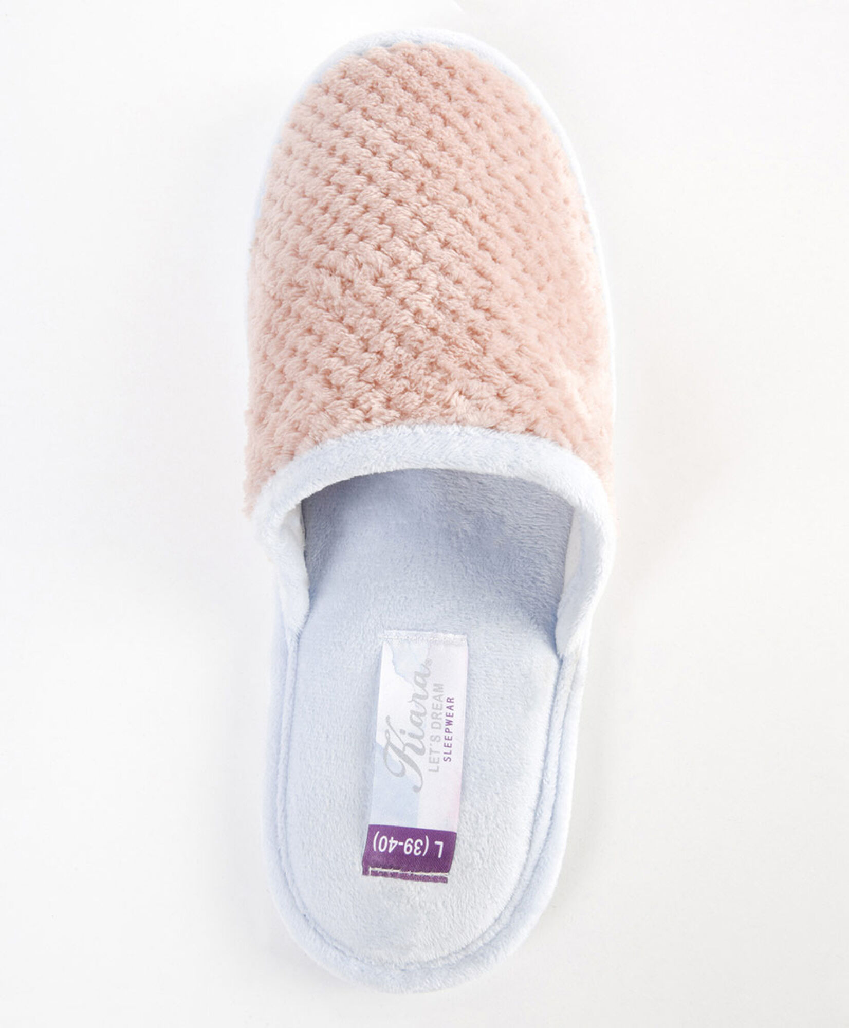 Pantuflas mujer bicolor Pantuflas mujer bicolor