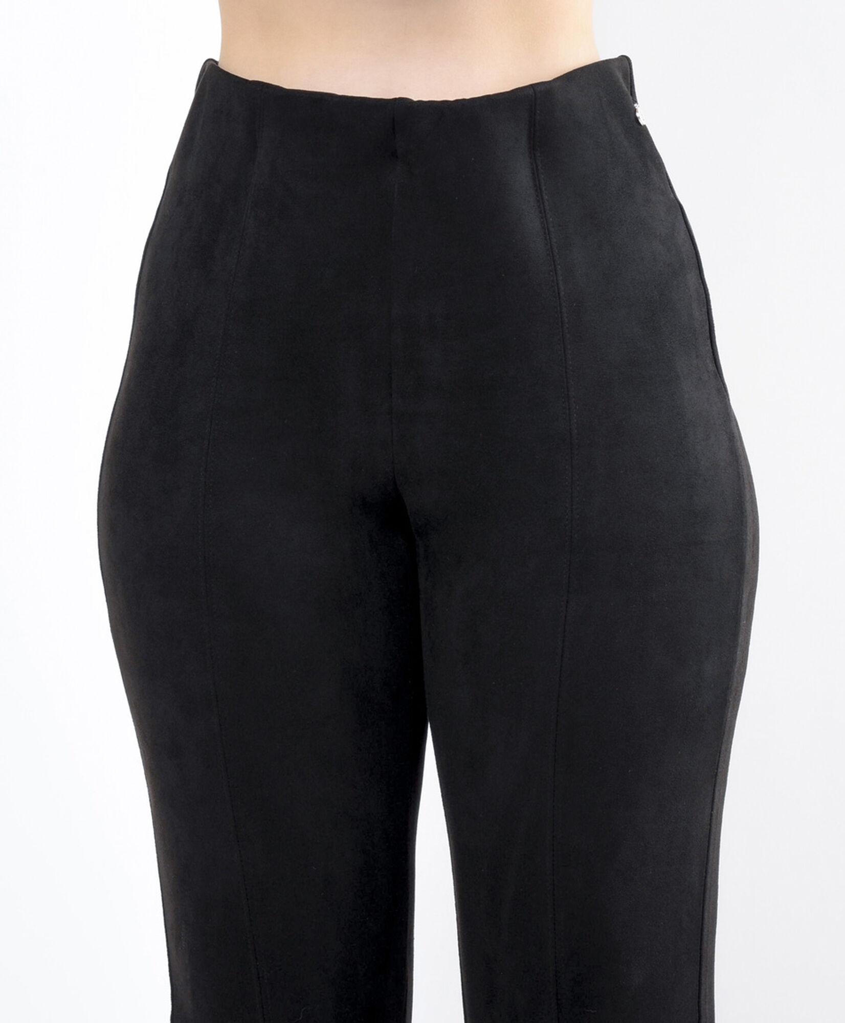 Pantalón mujer gamuza tiro alto Pantalón mujer gamuza tiro alto