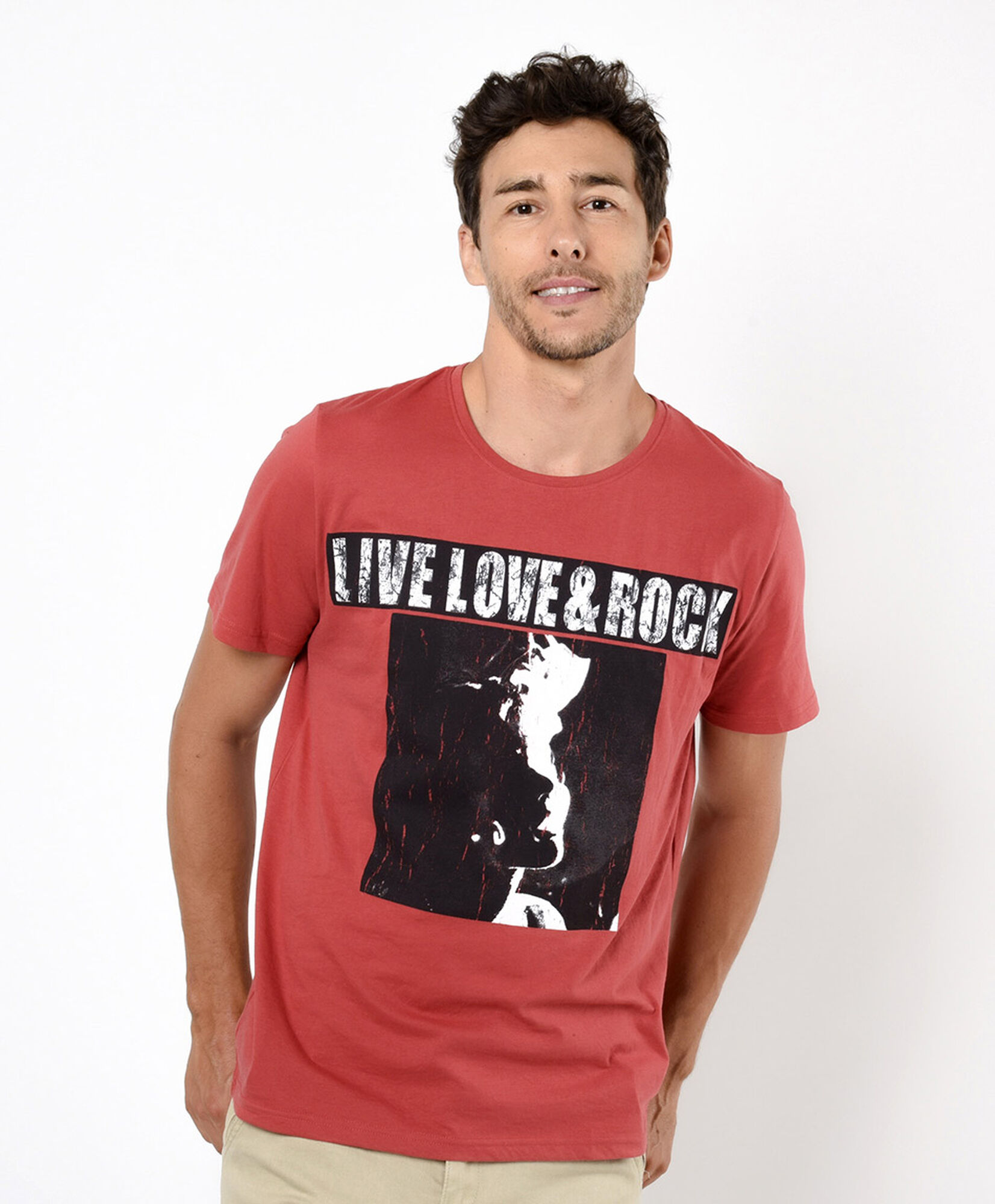 Polera hombre estampado rock Polera hombre estampado rock