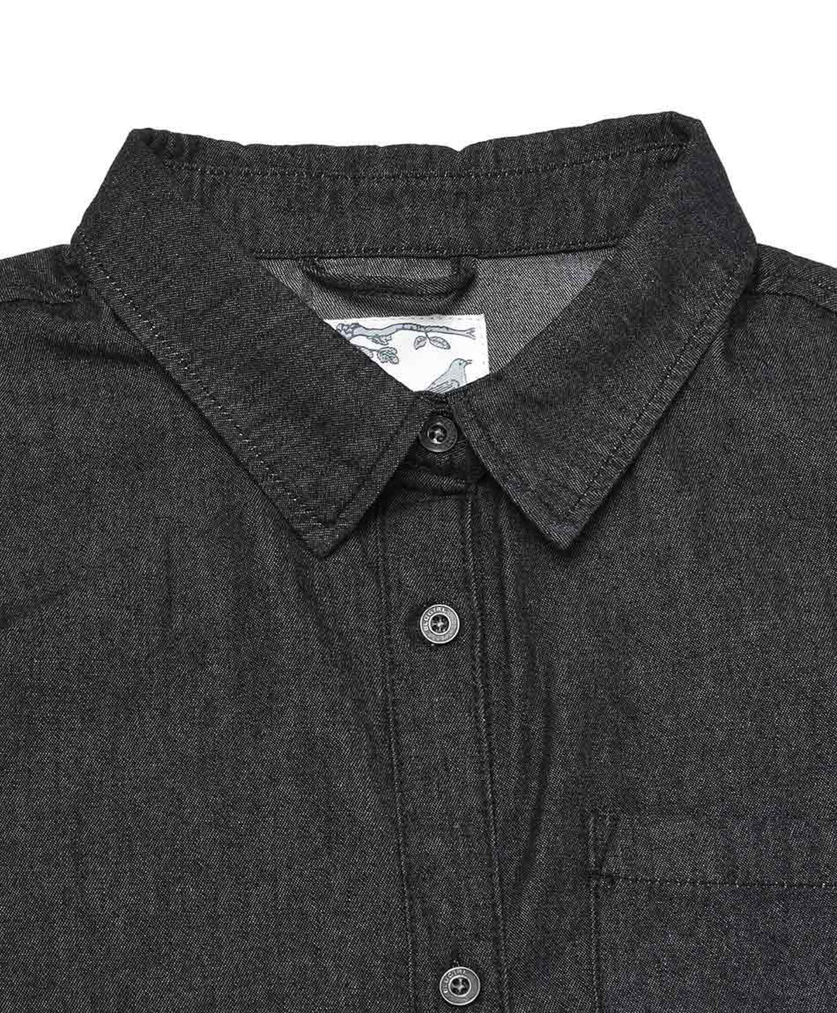 Blusa mujer denim negra oversize Blusa mujer denim negra oversize