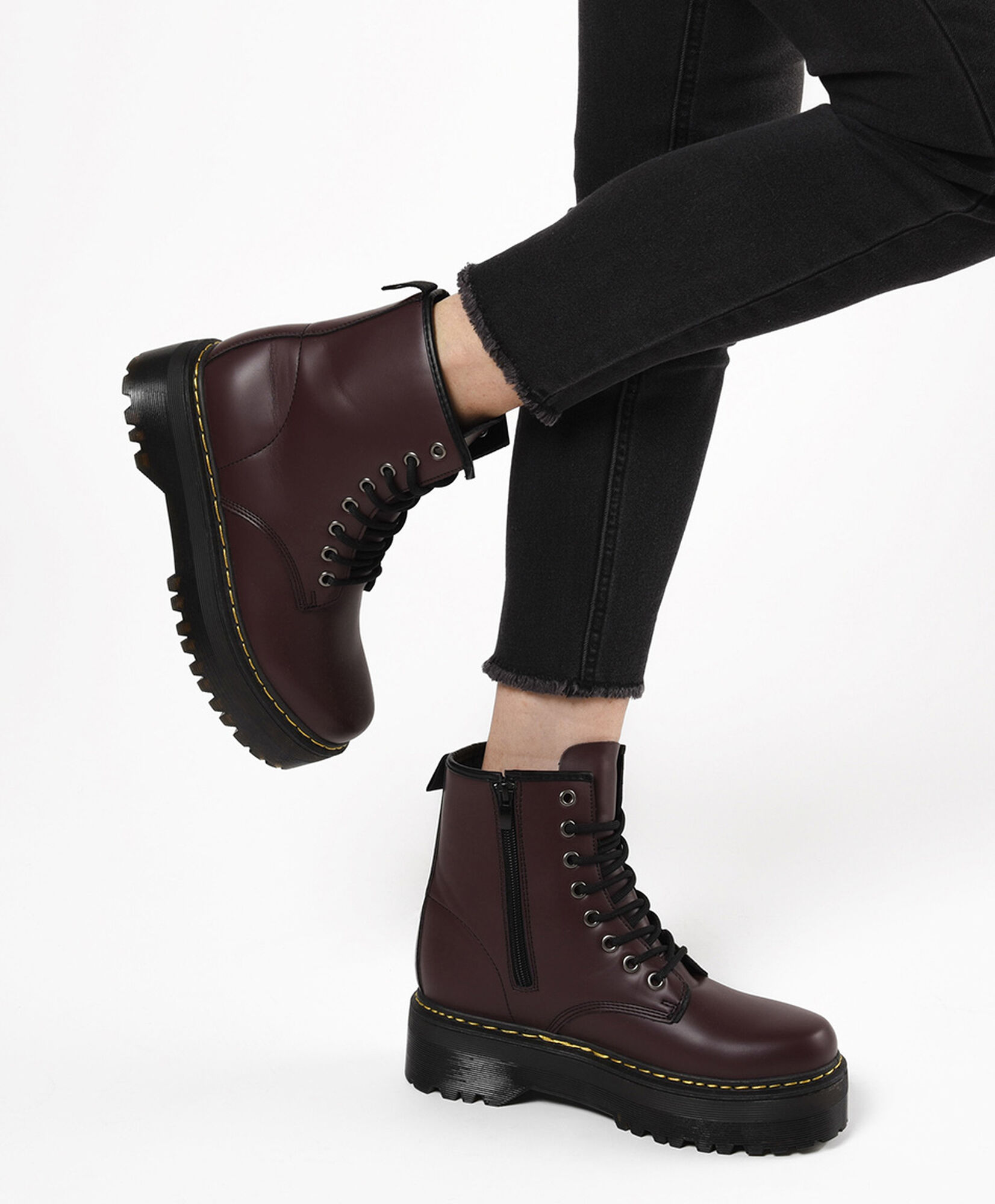 Botín mujer cordones plataforma Botín mujer cordones plataforma