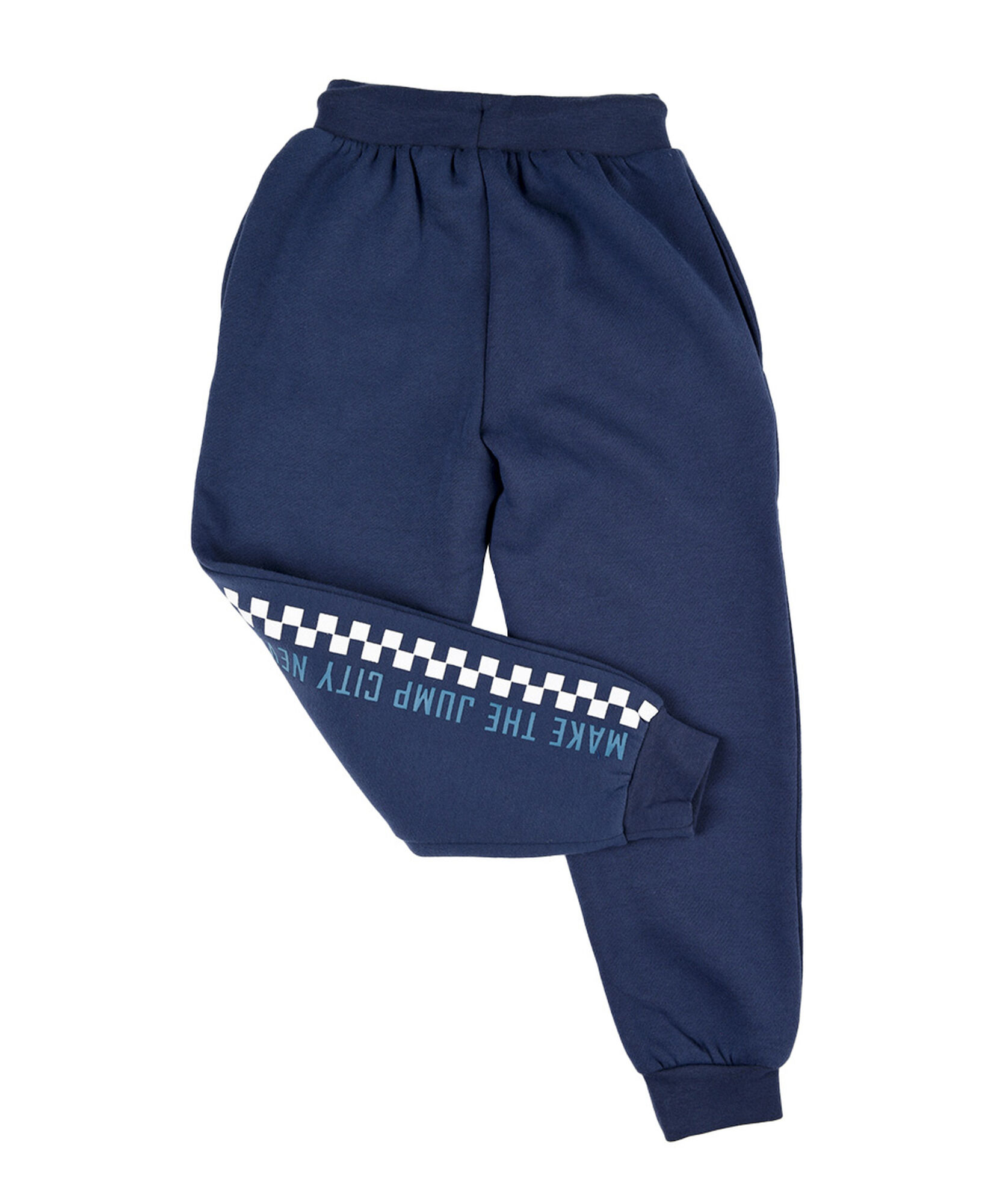 Pantalón de buzo niño estampados laterales sustentable Pantalón de buzo niño estampados laterales sustentable