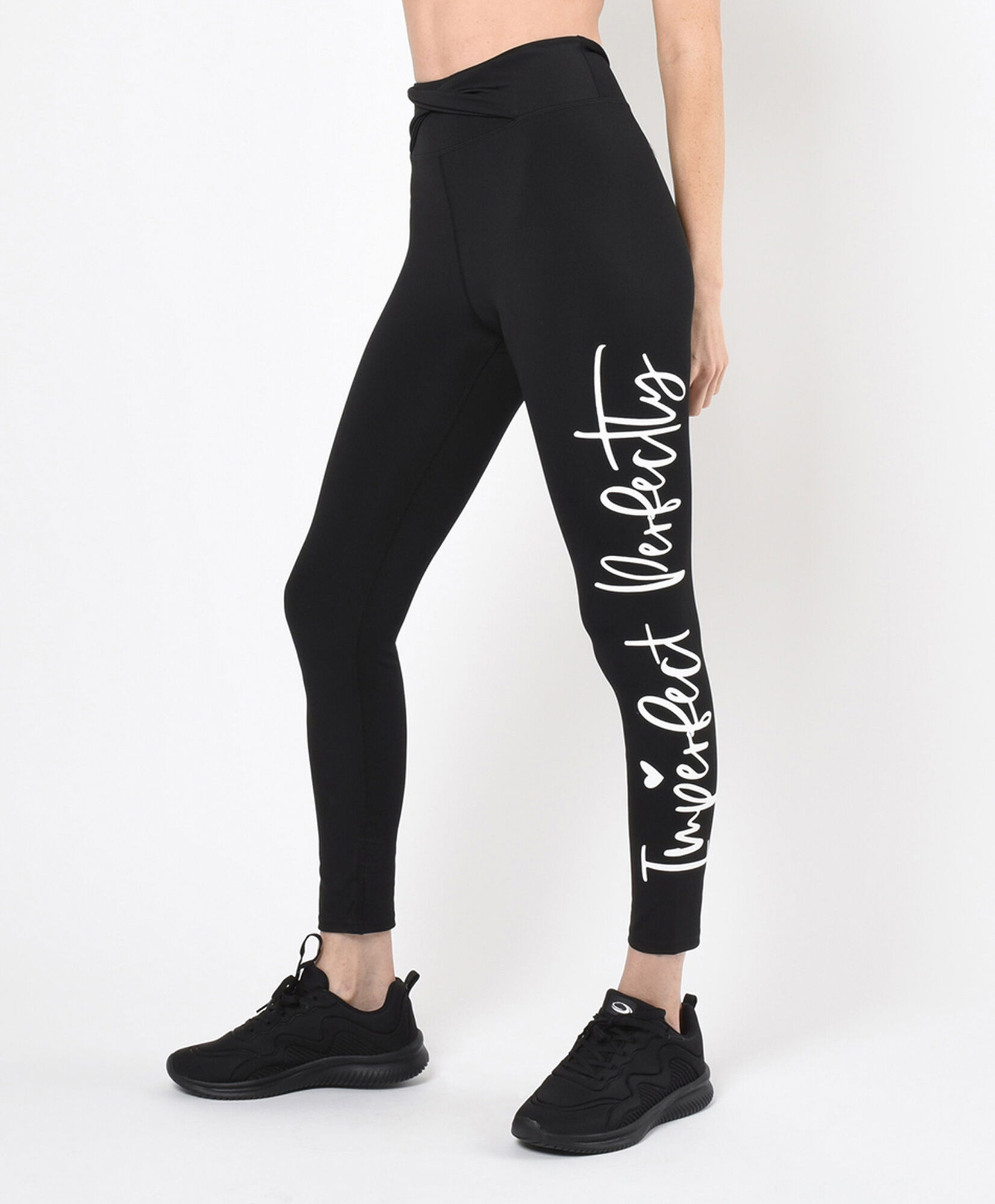 Calza mujer frase lateral Calza mujer frase lateral