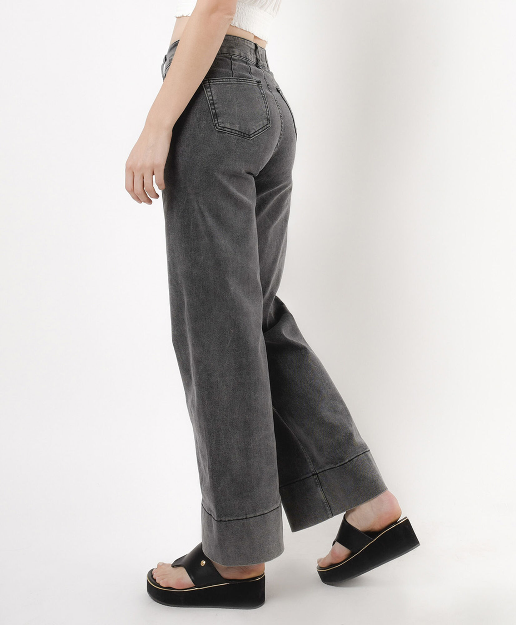 Jeans mujer costuras wide Jeans mujer costuras wide