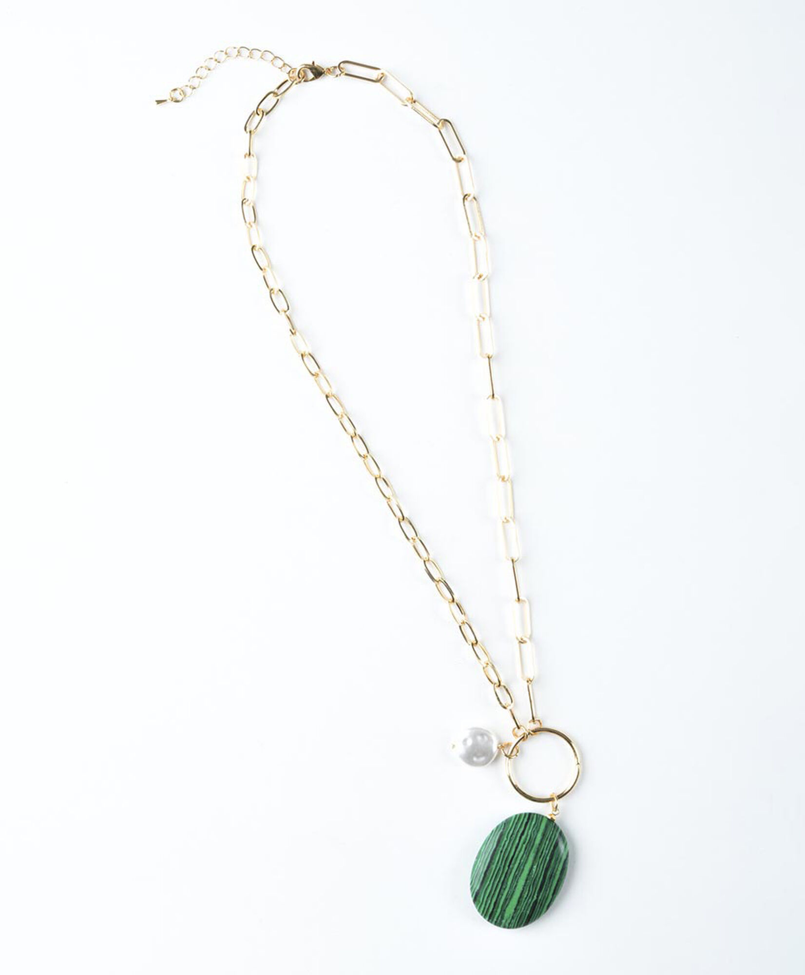 Collar mujer piedra verde Collar mujer piedra verde
