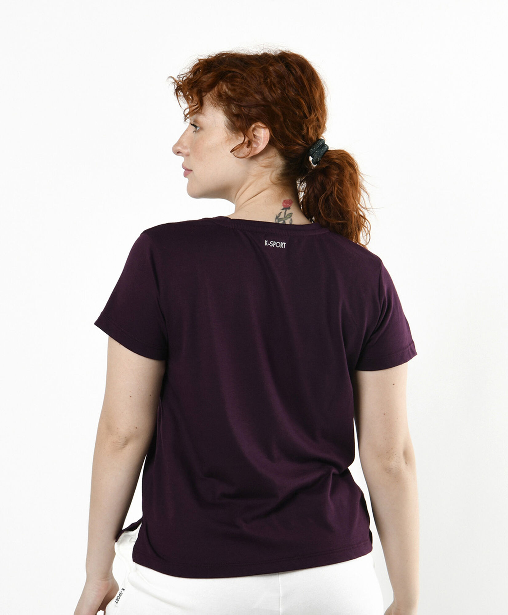 Polera deportiva mujer cut out Polera deportiva mujer cut out