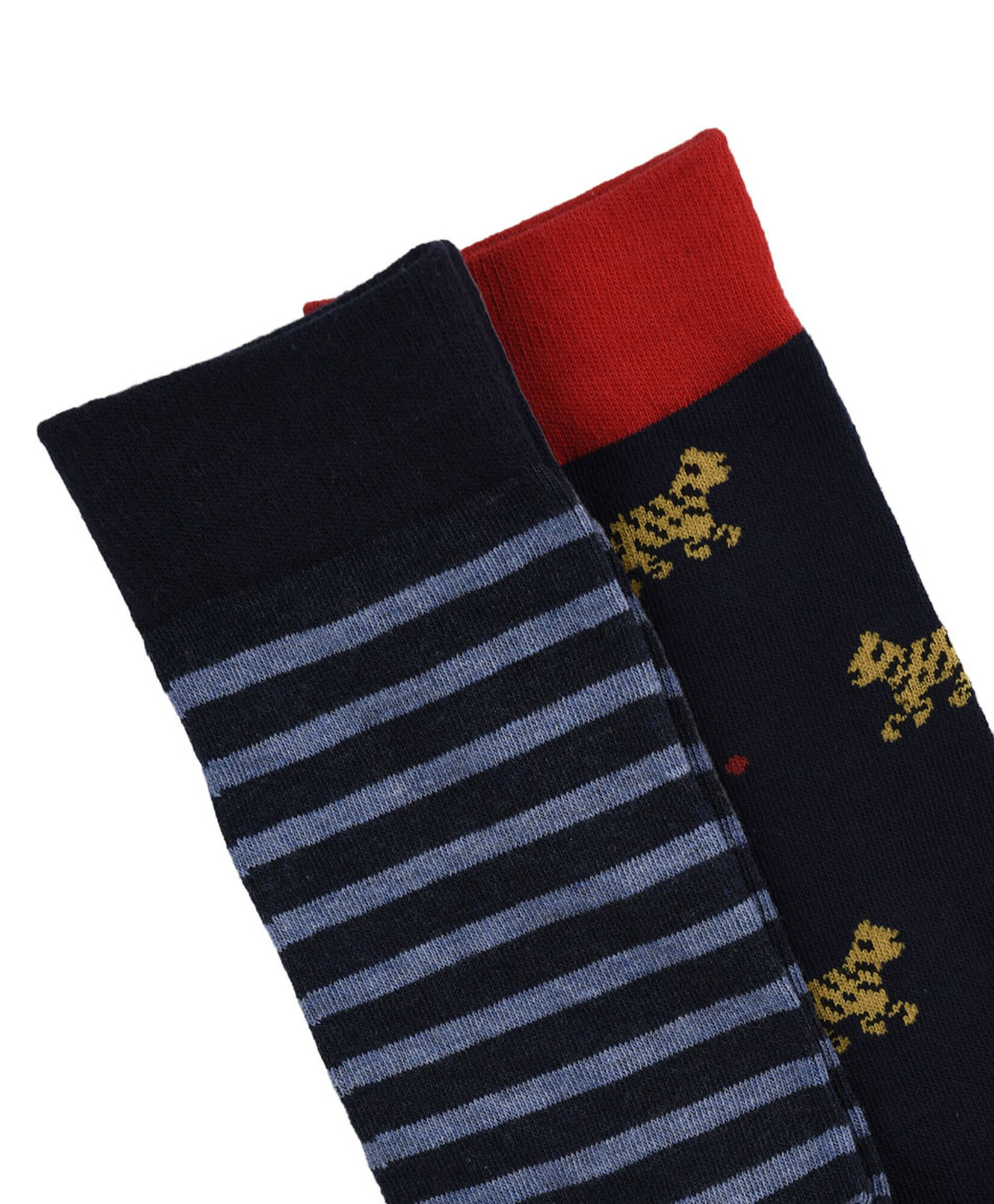 Pack 2 calcetines hombre tigres y líneas Pack 2 calcetines hombre tigres y líneas