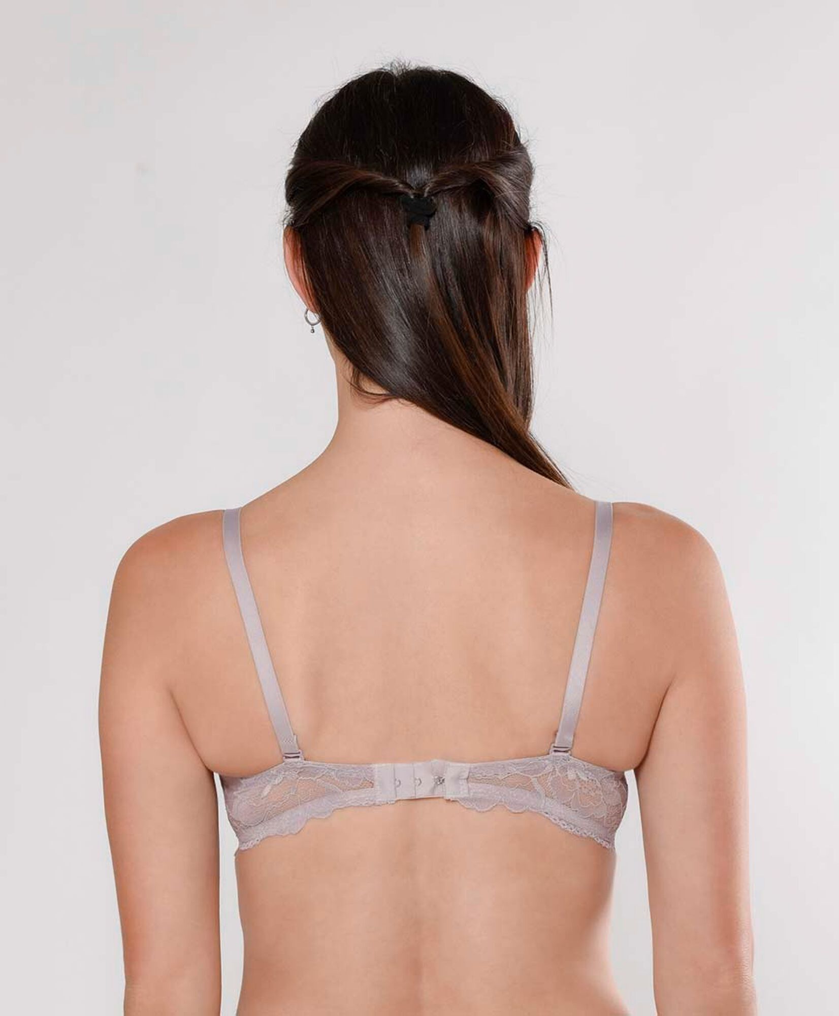 Sostén mujer encaje floral strapless Sostén mujer encaje floral strapless