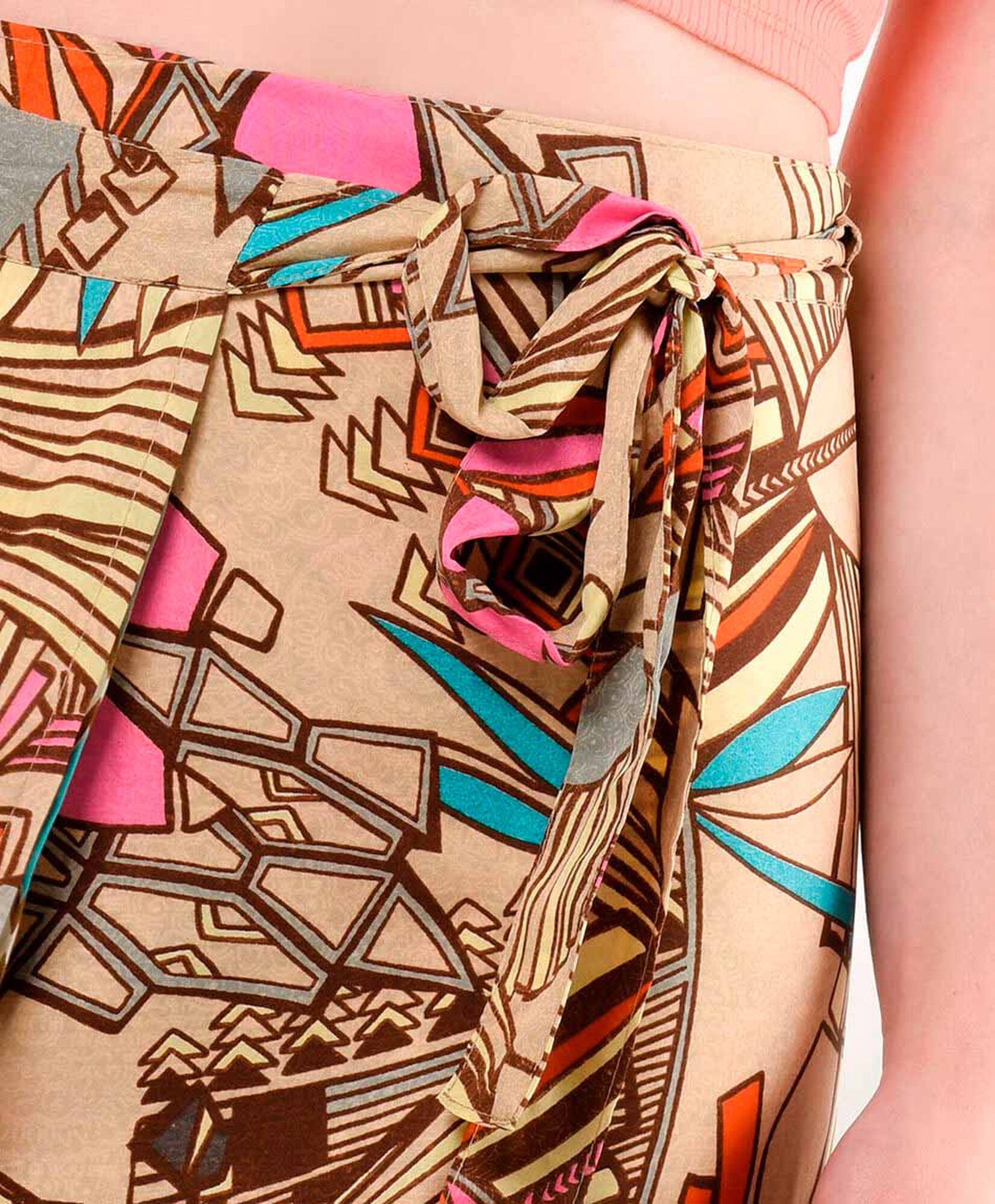 Falda mujer estilo pareo estampada Falda mujer estilo pareo estampada
