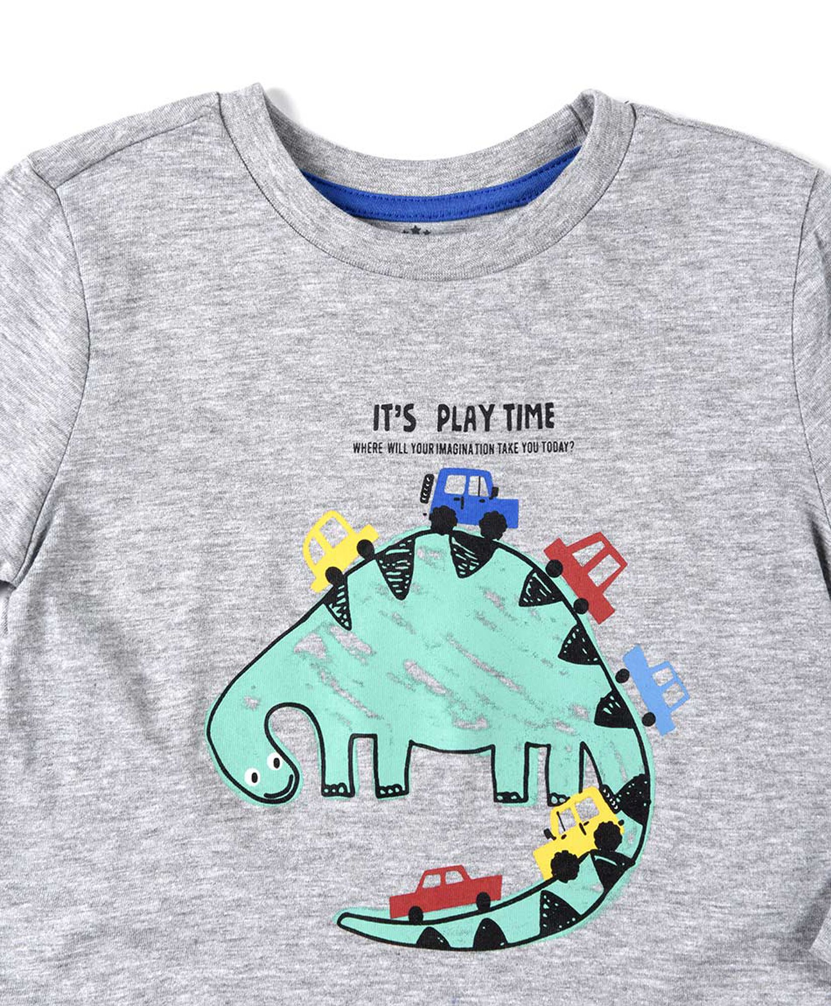 Polera bebé dinosaurio autos Polera bebé dinosaurio autos