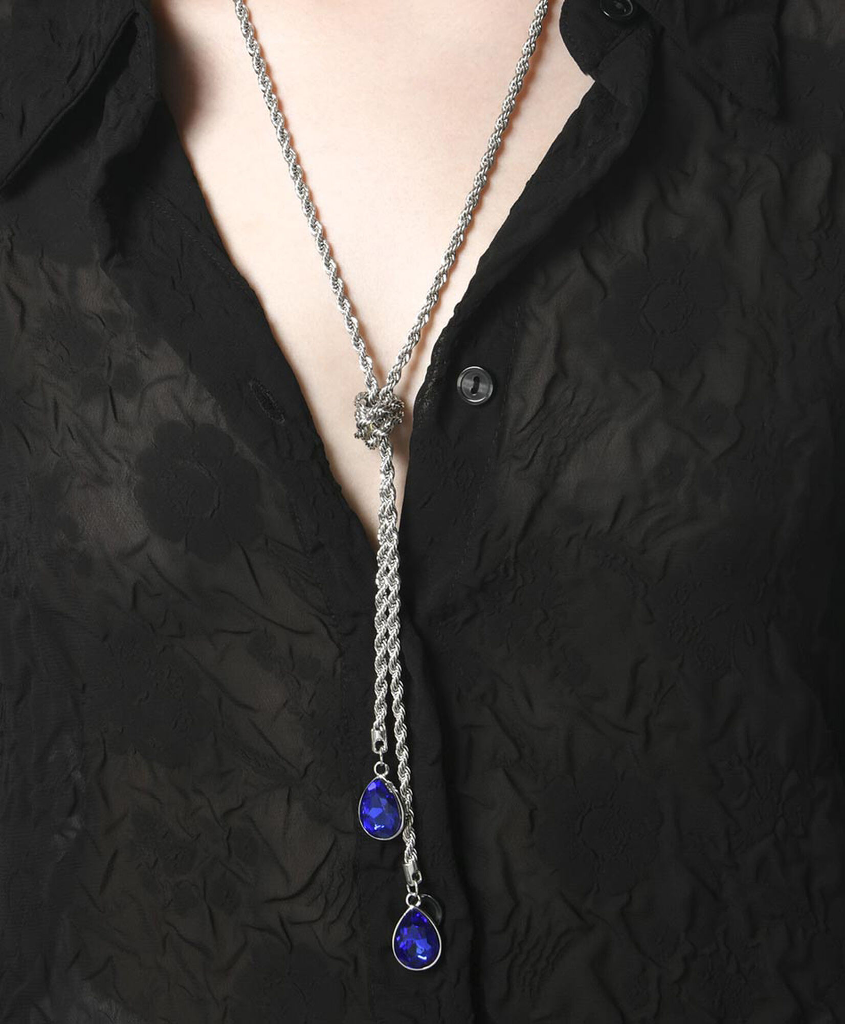 Collar mujer doble piedra Collar mujer doble piedra