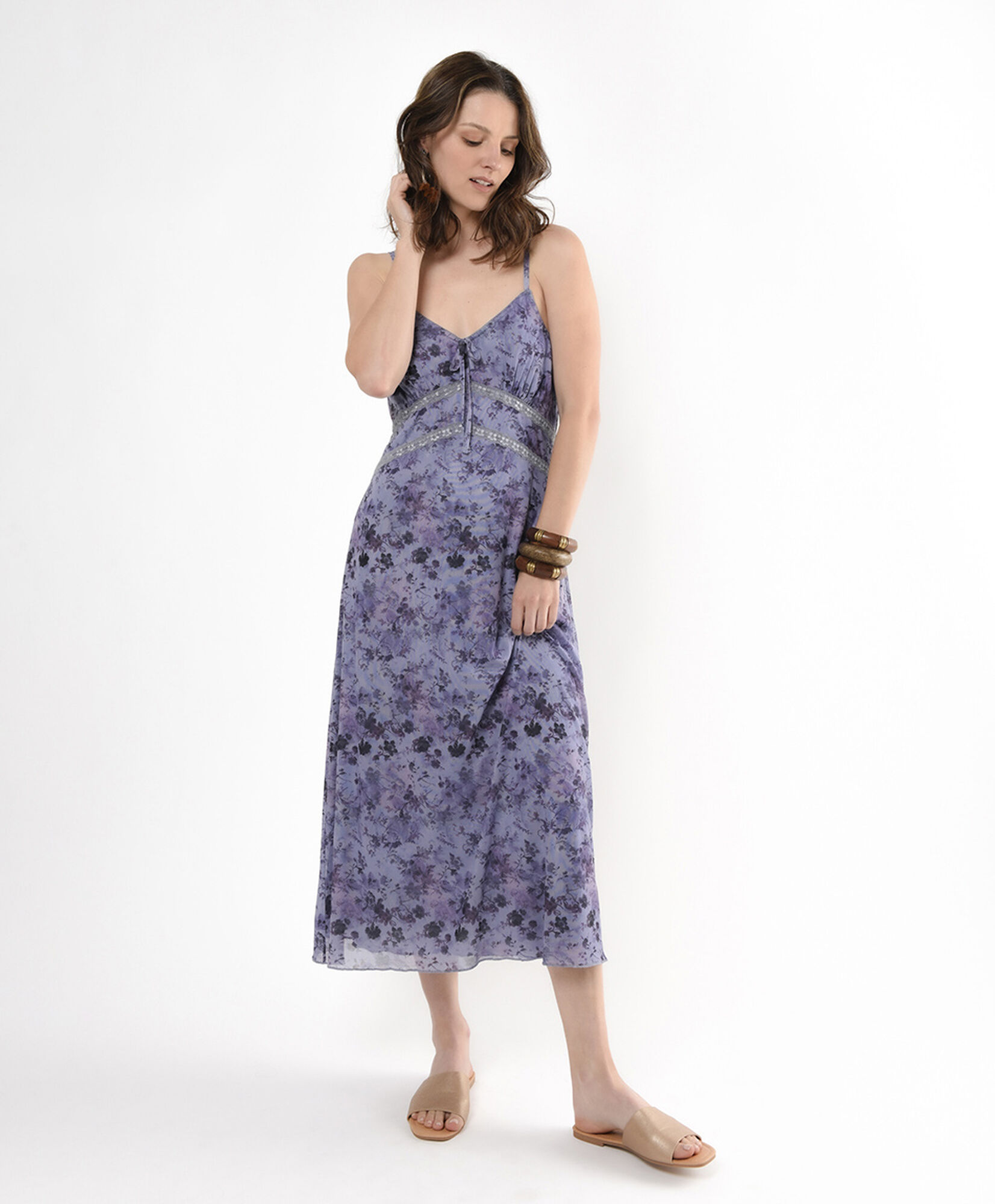 Vestido mujer largo mesh Vestido mujer largo mesh