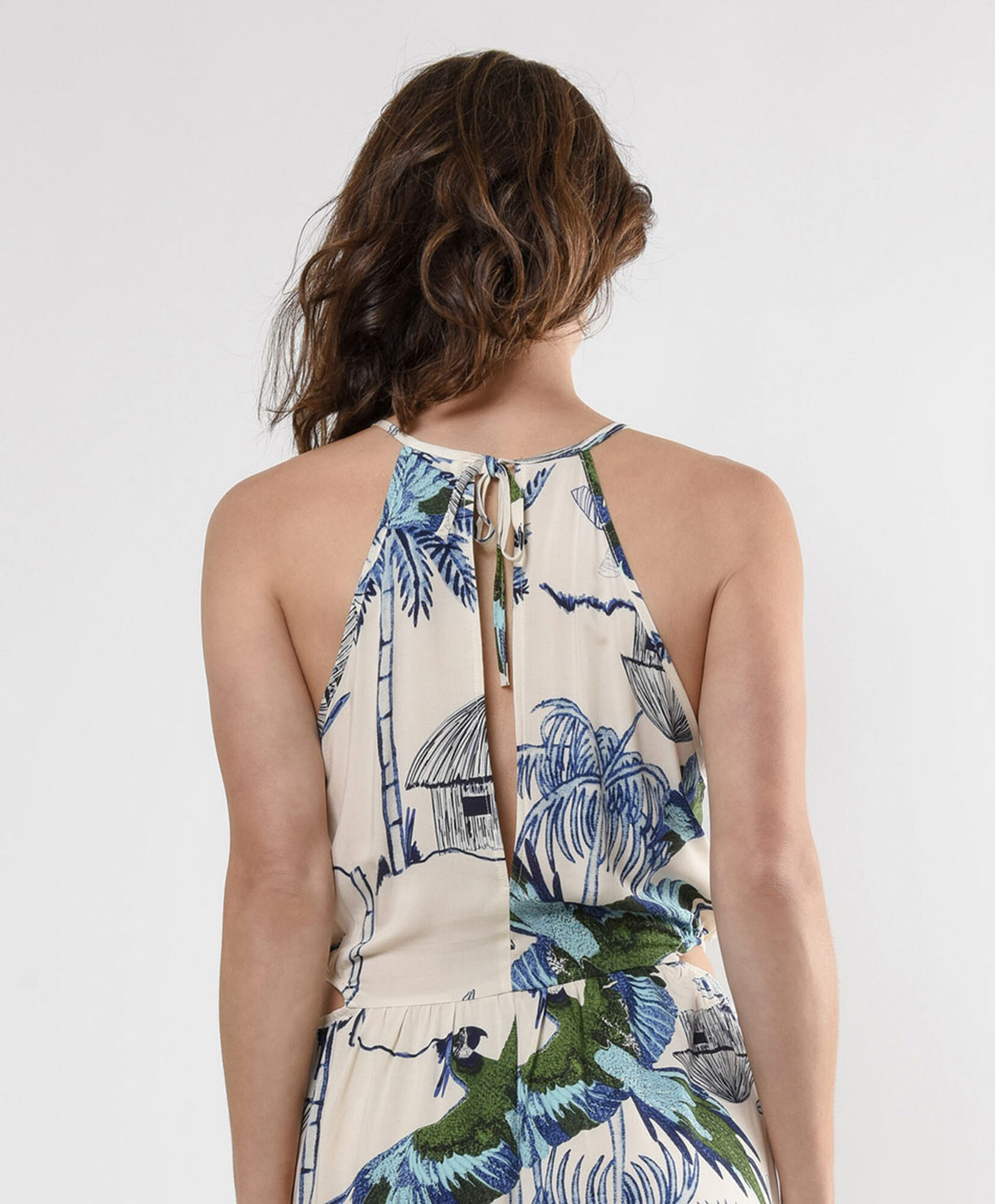 Vestido mujer estampado aves Vestido mujer estampado aves
