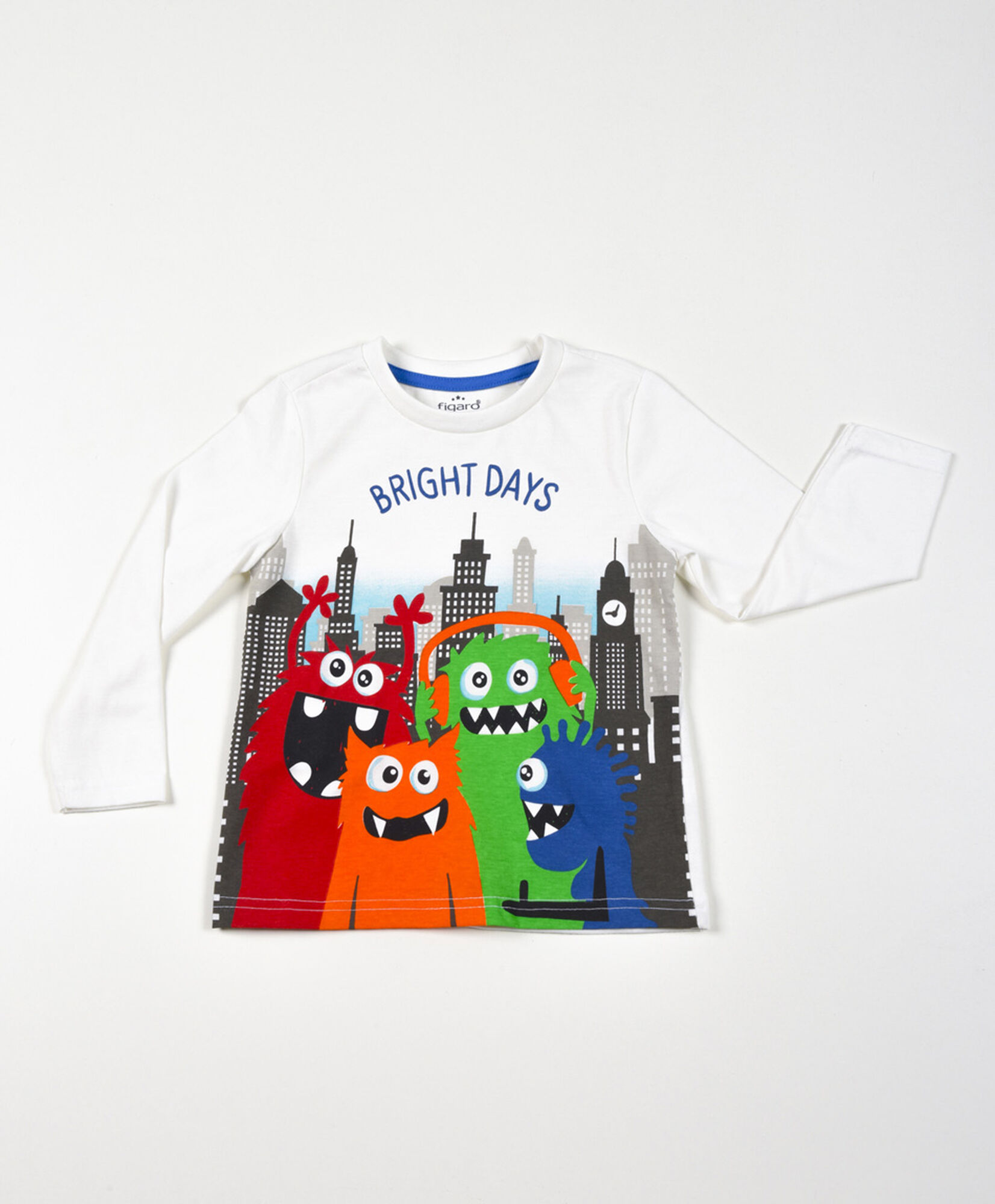 Polera bebé monstruos colores Polera bebé monstruos colores